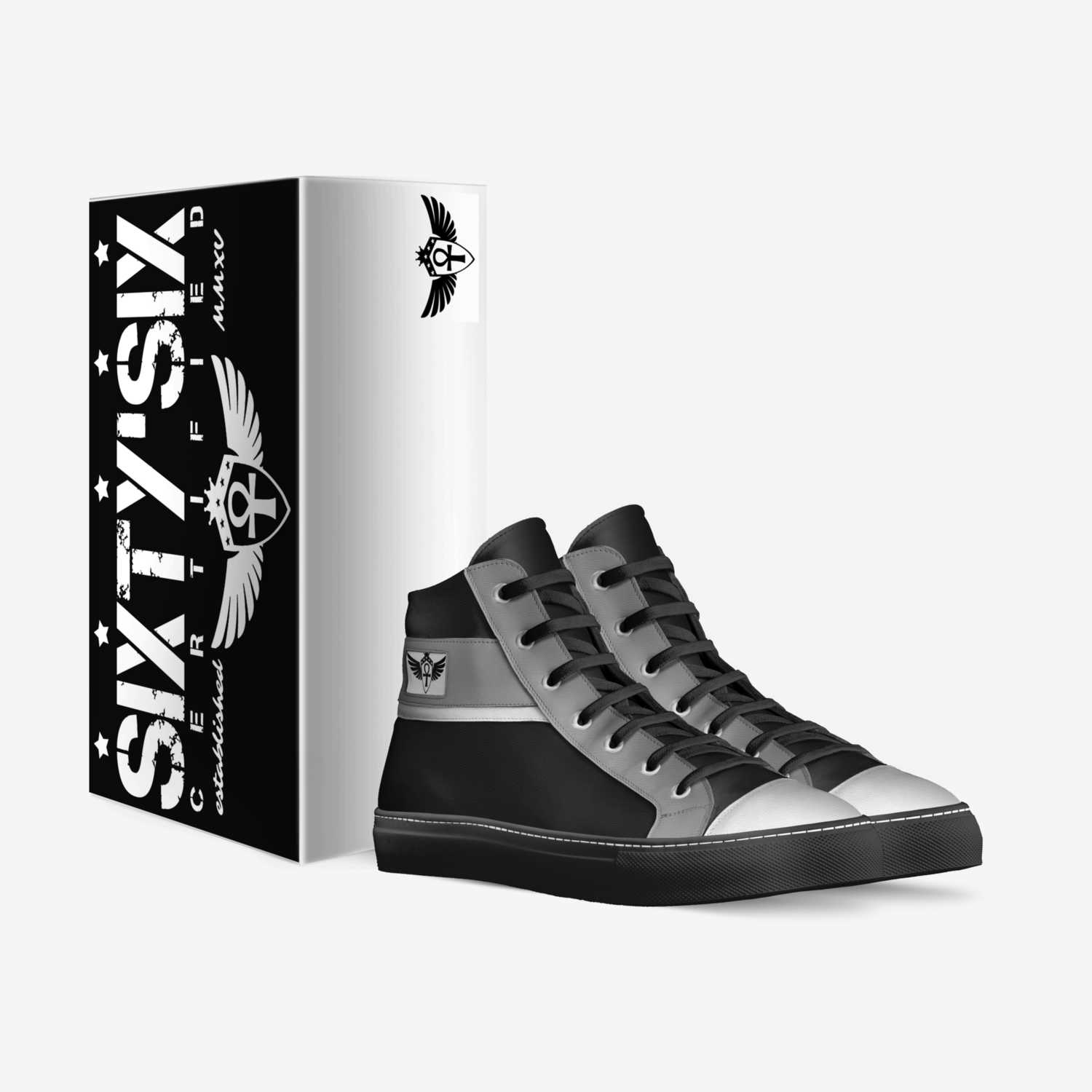 SS-J4 Hi custom made in Italy shoes by Michael Jones | Box view