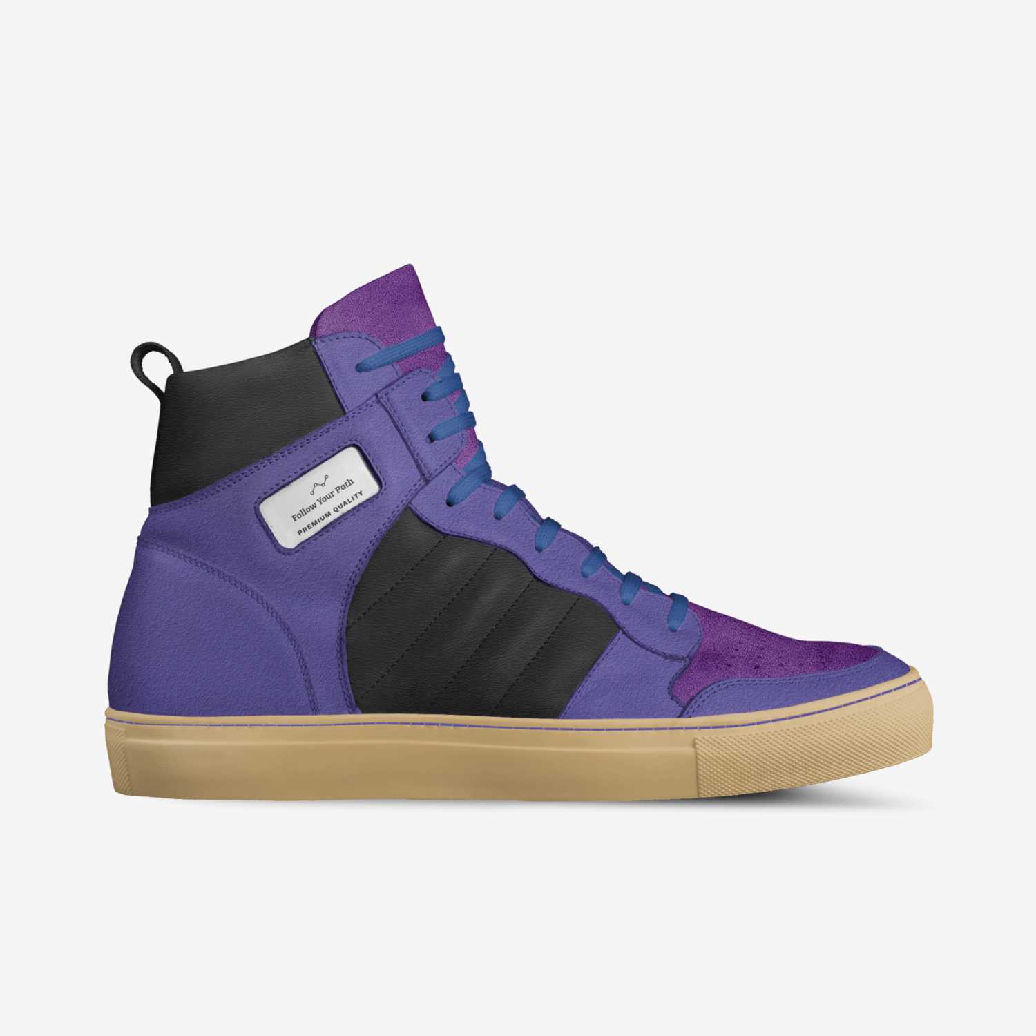 Follow Your Path custom made in Italy shoes by Pryme $calez | Side view