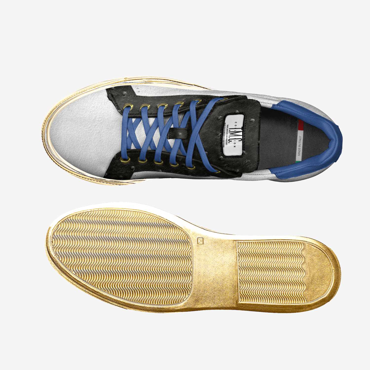 T.M.C. 827 custom made in Italy shoes by Terry Collins | Top view