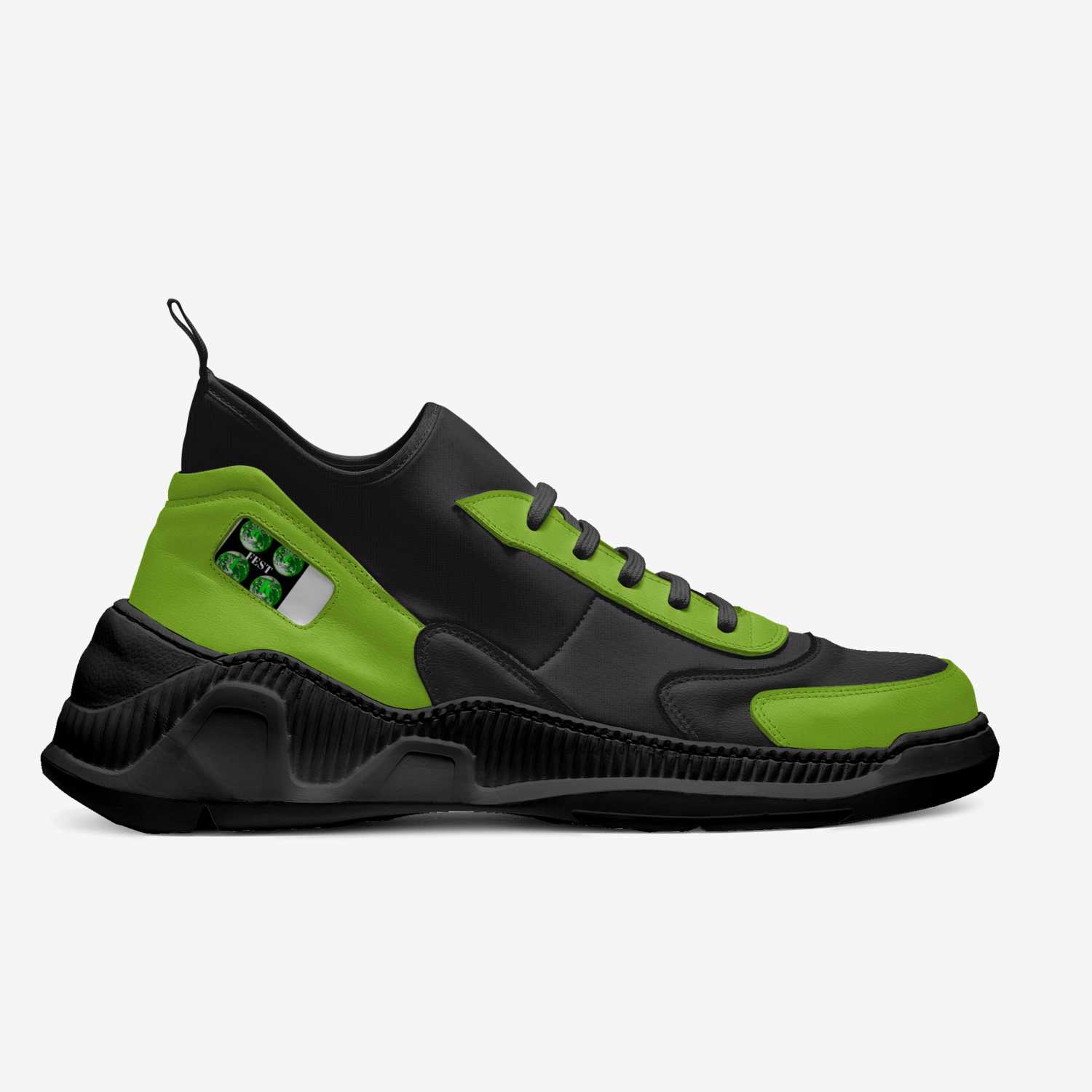 Reik fest 3 custom made in Italy shoes by Shawn Kemp | Side view