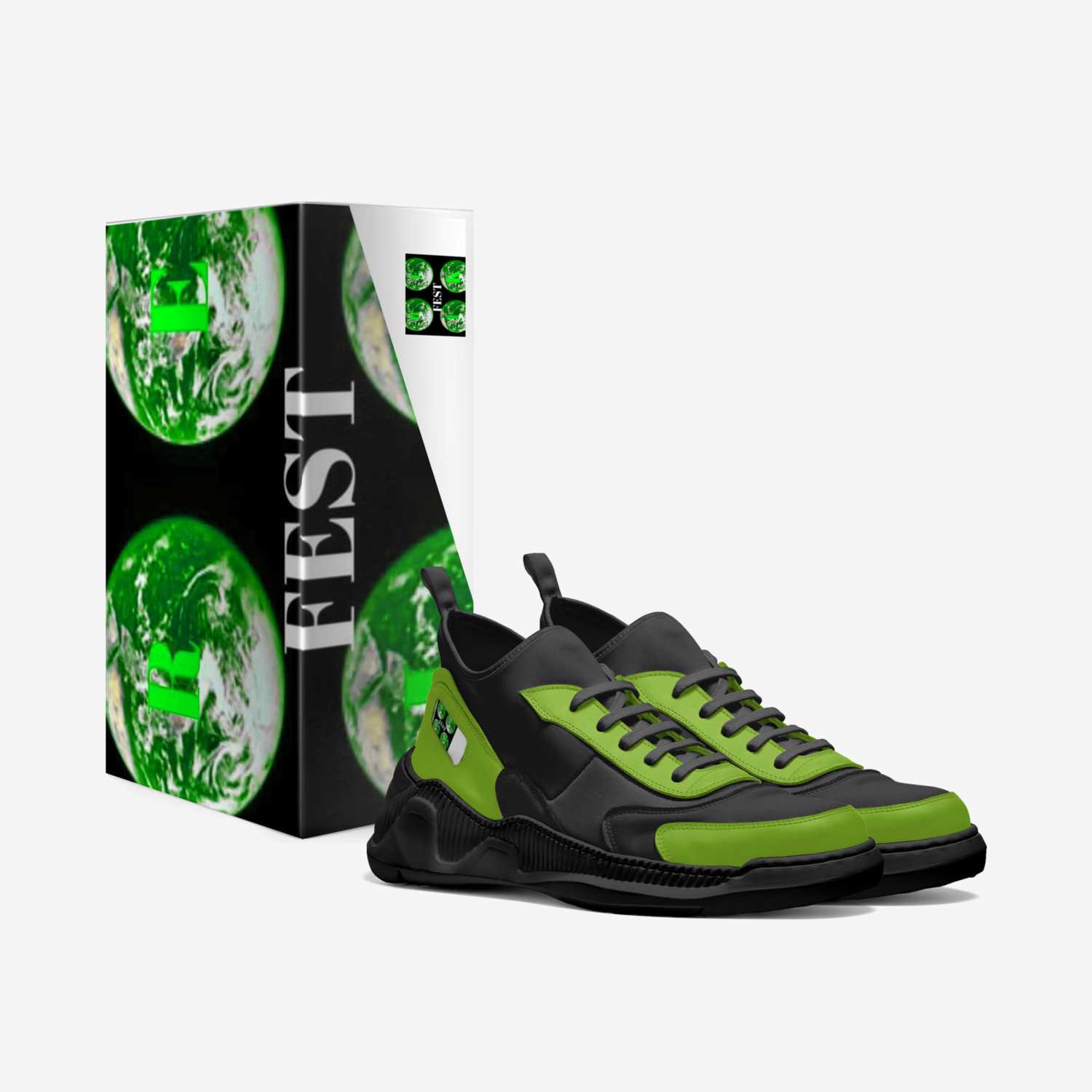 Reik fest 3 custom made in Italy shoes by Shawn Kemp | Box view