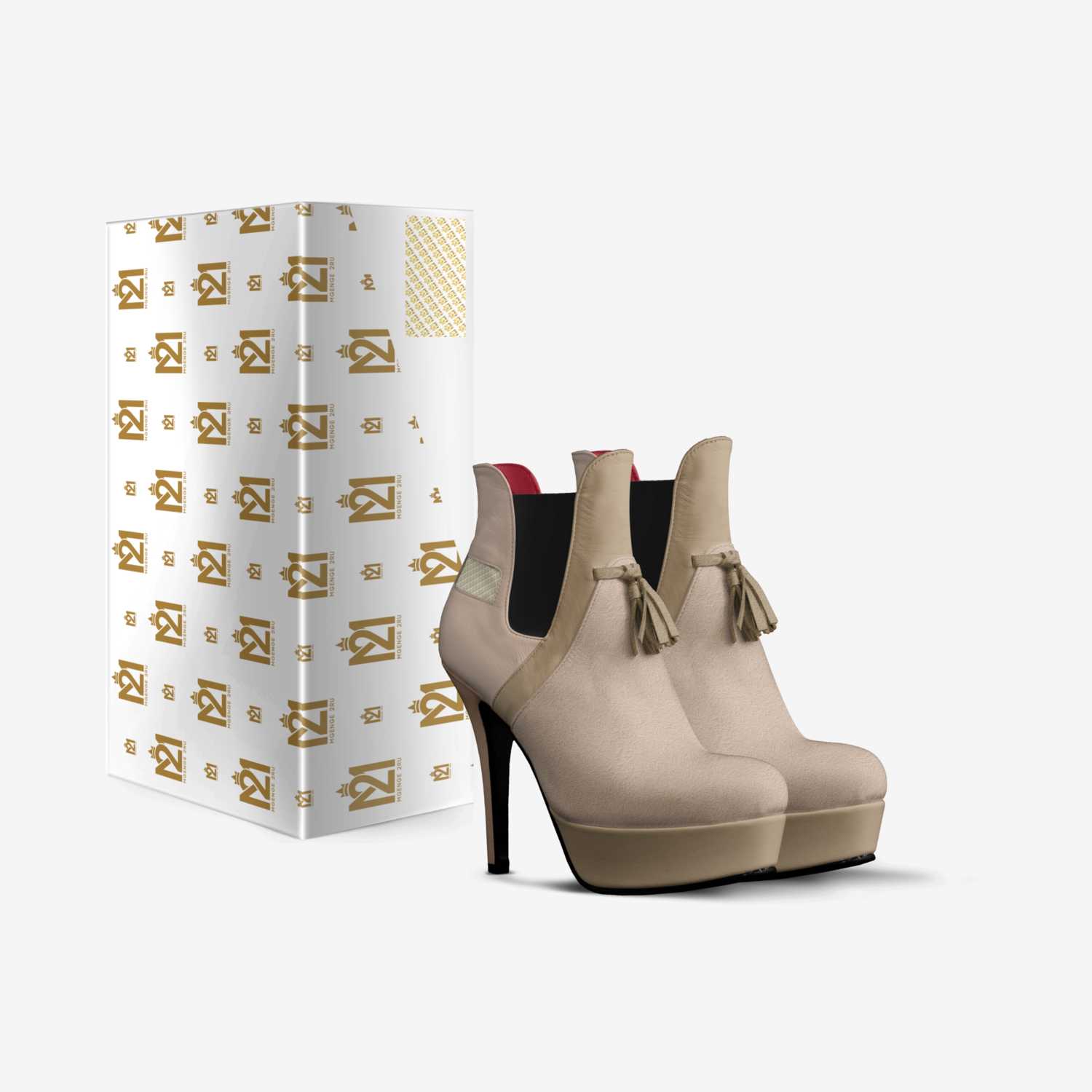 Mgenge2RU Ladies  custom made in Italy shoes by Hubert Nakitare | Box view