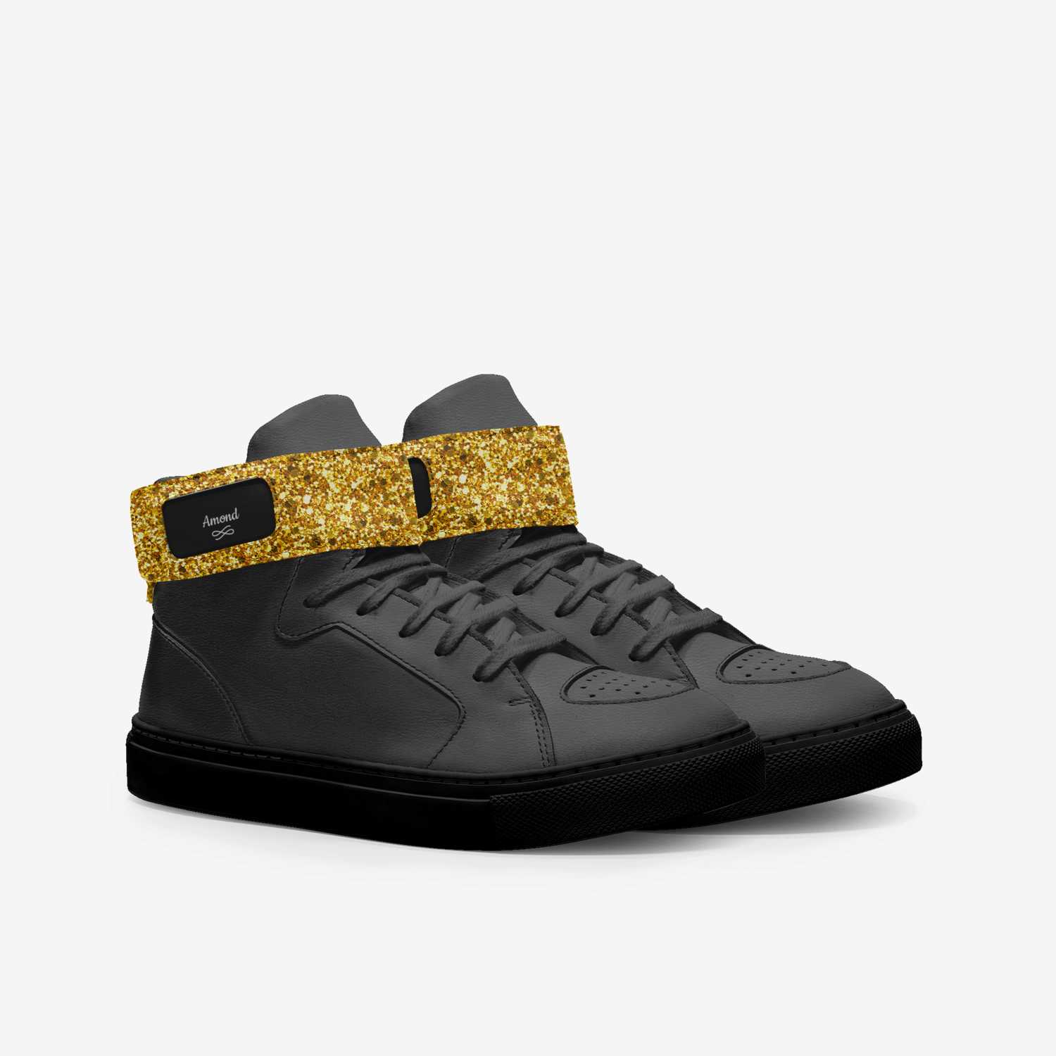 Amond custom made in Italy shoes by Sabrina Nesmith | Double view