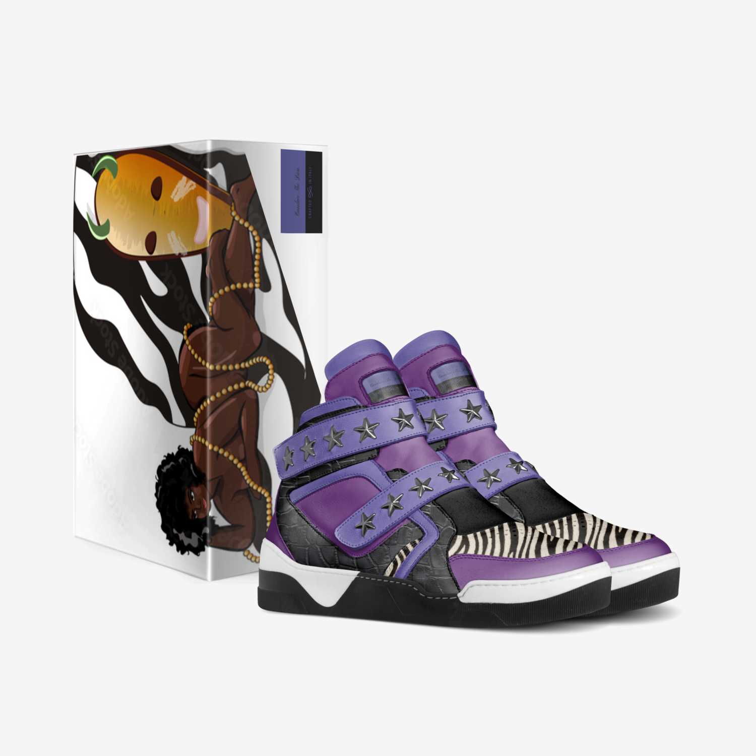 Candace The Diva custom made in Italy shoes by Cheryl Partee | Box view