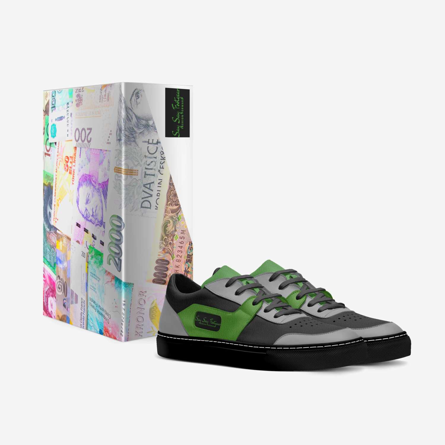 Say Say Footgear custom made in Italy shoes by Isaiah H Thomas | Box view