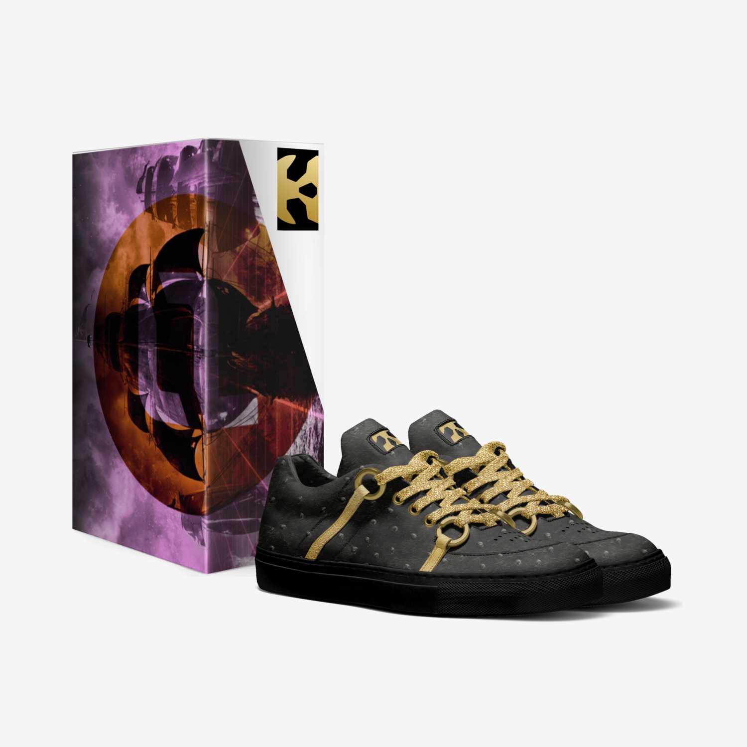Pirate Chain  custom made in Italy shoes by Franswa Andre | Box view