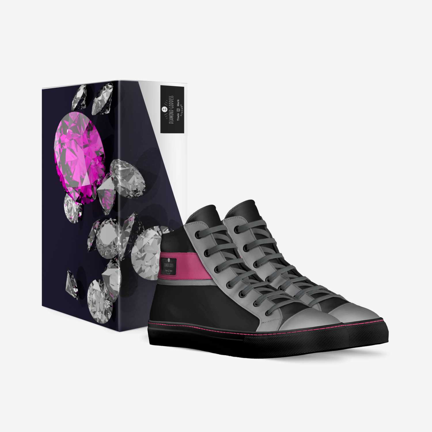 Diamond Goddess custom made in Italy shoes by Kimberly Ensley | Box view