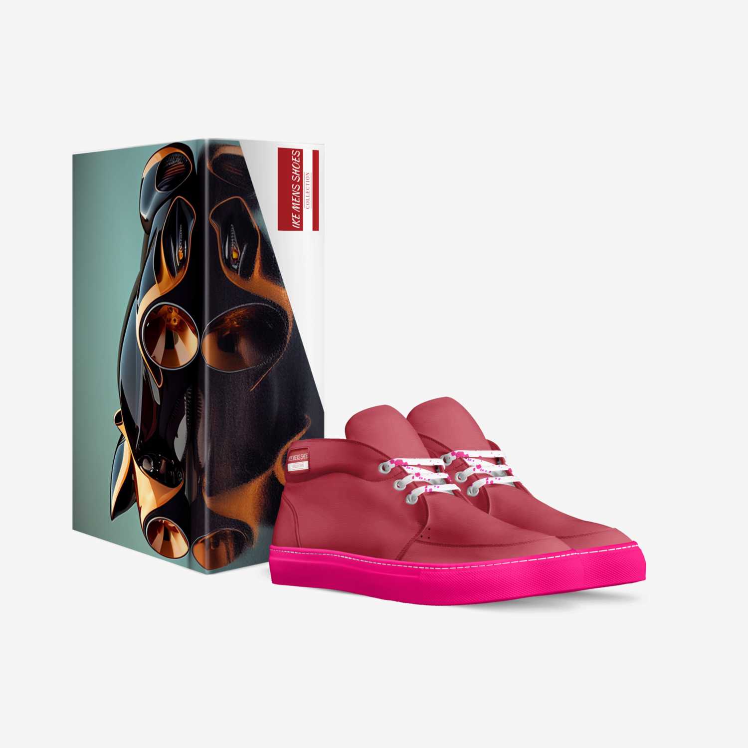 IKE MENS SHOES custom made in Italy shoes by Isaac A Mensah | Box view