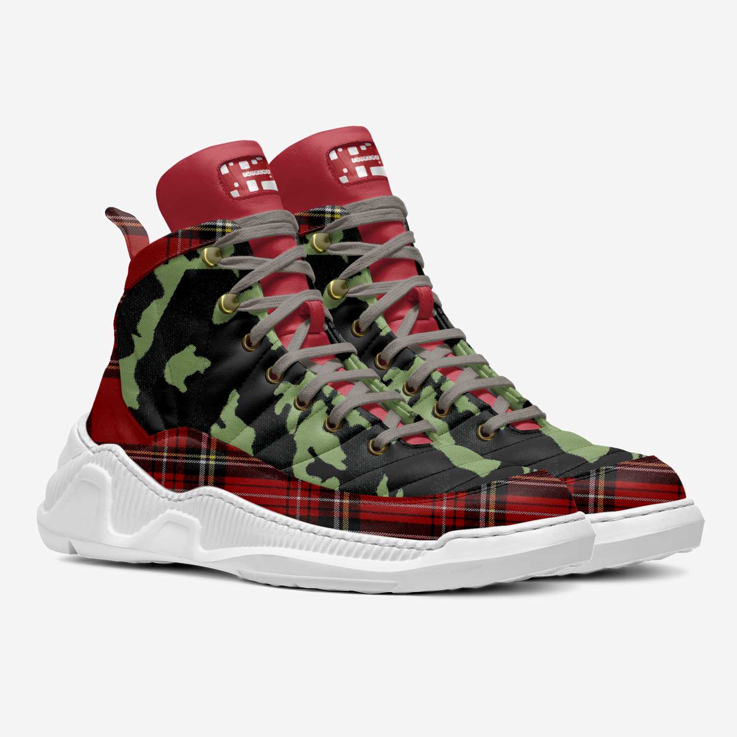 YMCMB custom made in Italy shoes by Tabatha Tuszynski | Double view