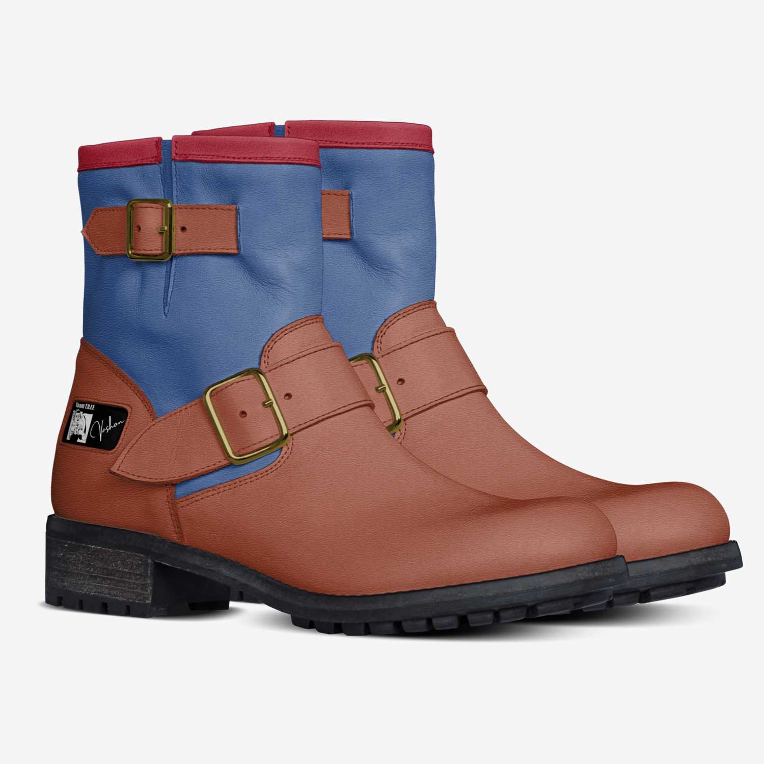 Tuff Momma custom made in Italy shoes by Vashon Borich-leach | Double view
