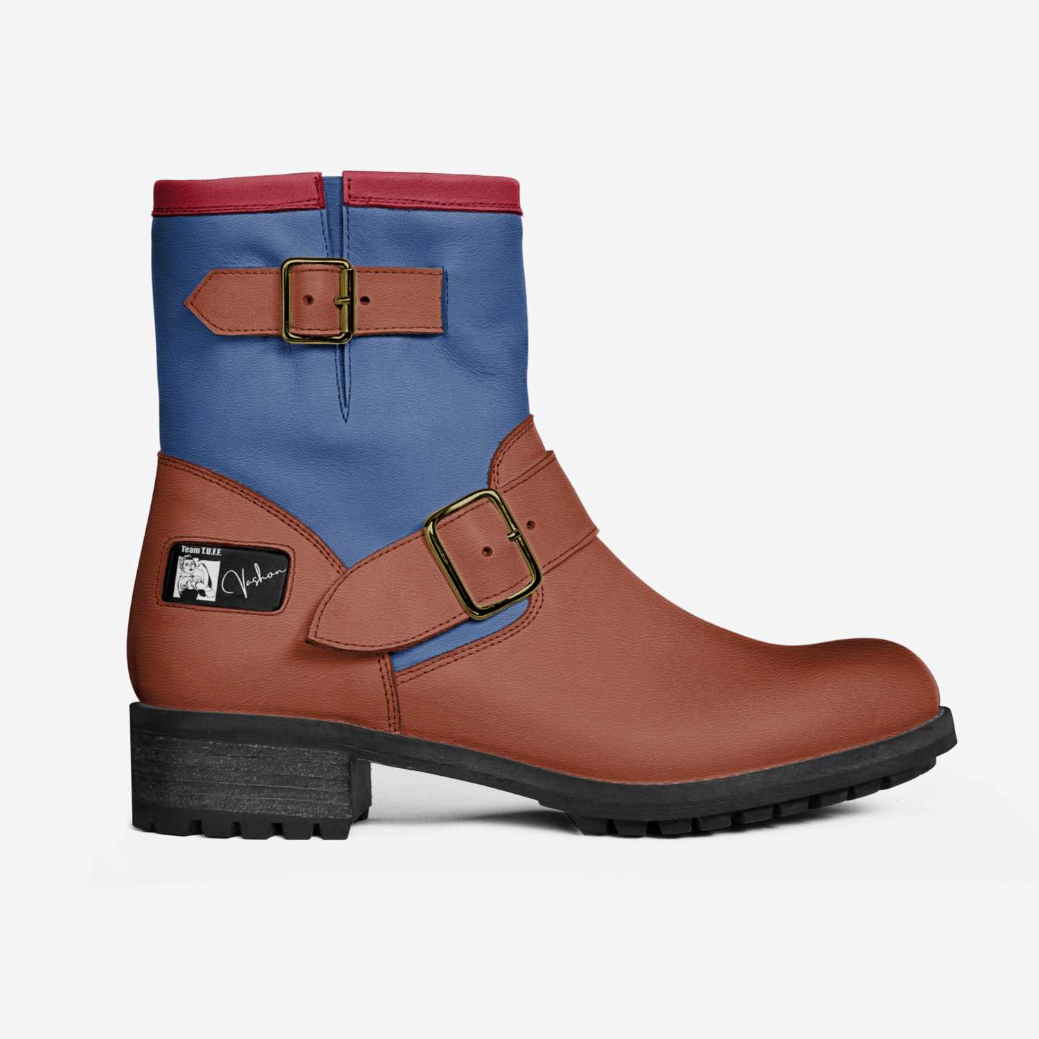 Tuff Momma custom made in Italy shoes by Vashon Borich-leach | Side view