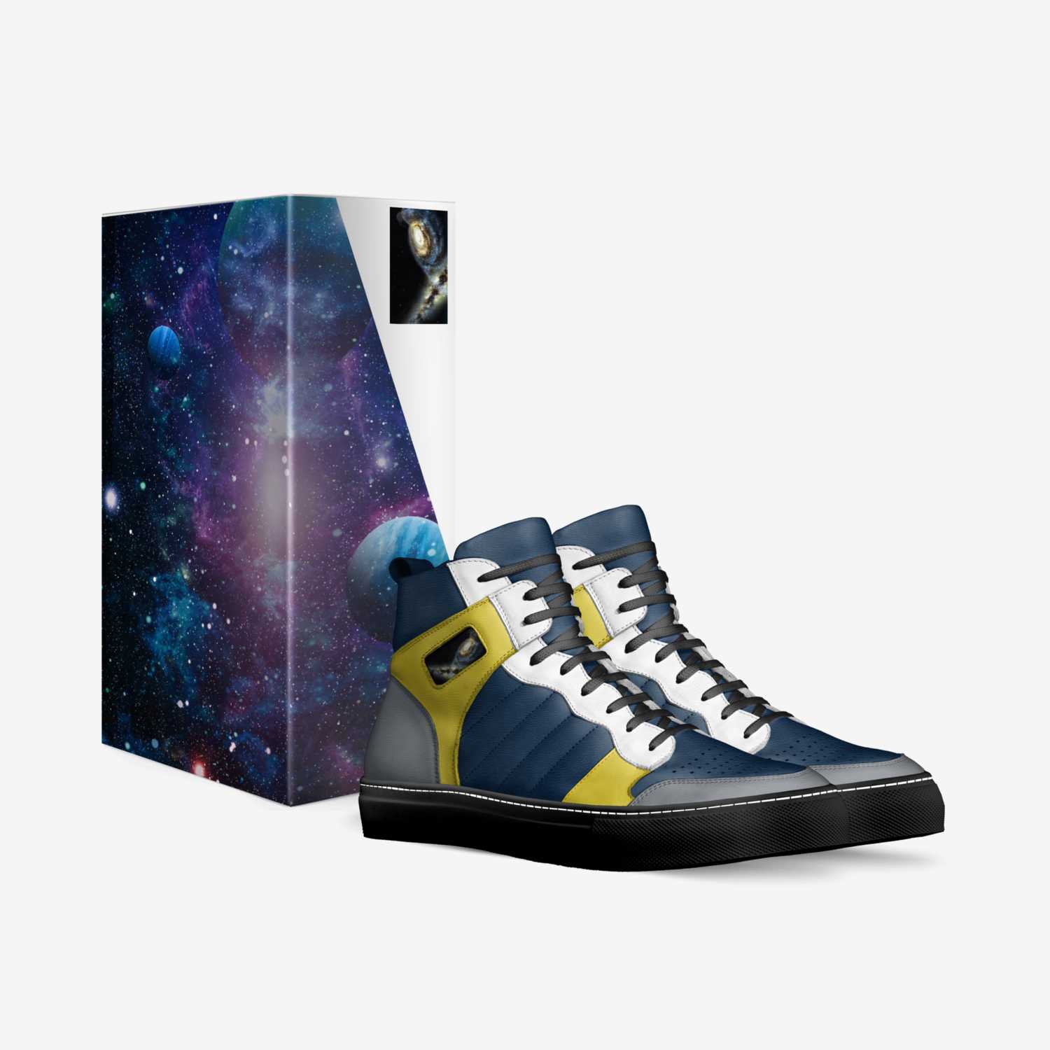 Galaxy custom made in Italy shoes by Rebecca Molera | Box view