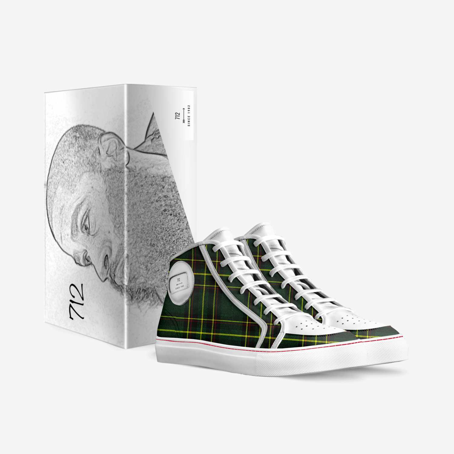 712  custom made in Italy shoes by Kennyatta Roberts | Box view