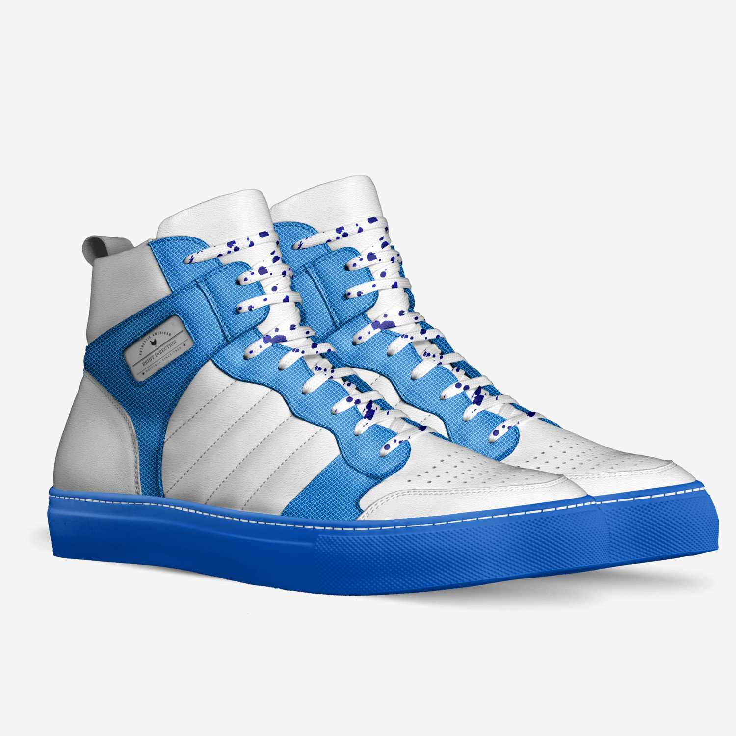 Right Direction  custom made in Italy shoes by Detarius Knox | Double view