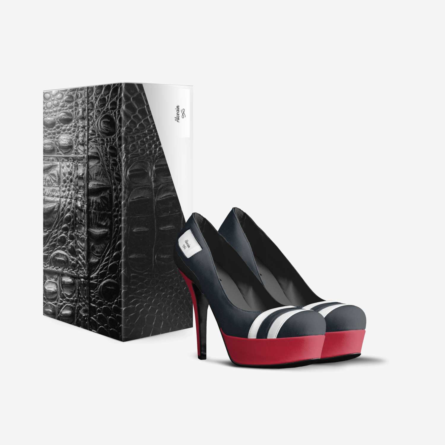 Alevain  custom made in Italy shoes by Latoya Boyce | Box view