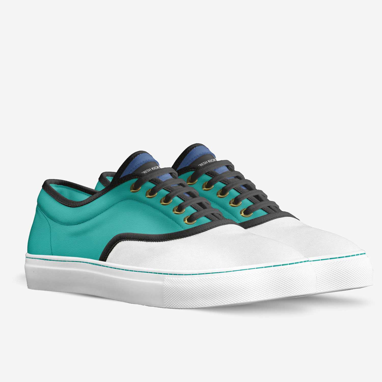 Fresh Kicks custom made in Italy shoes by Asia Peters Ms | Double view