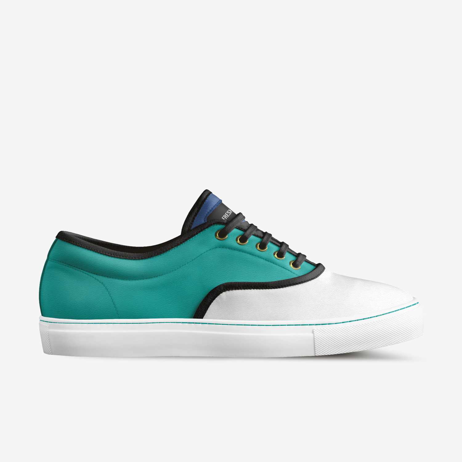 Fresh Kicks custom made in Italy shoes by Asia Peters Ms | Side view