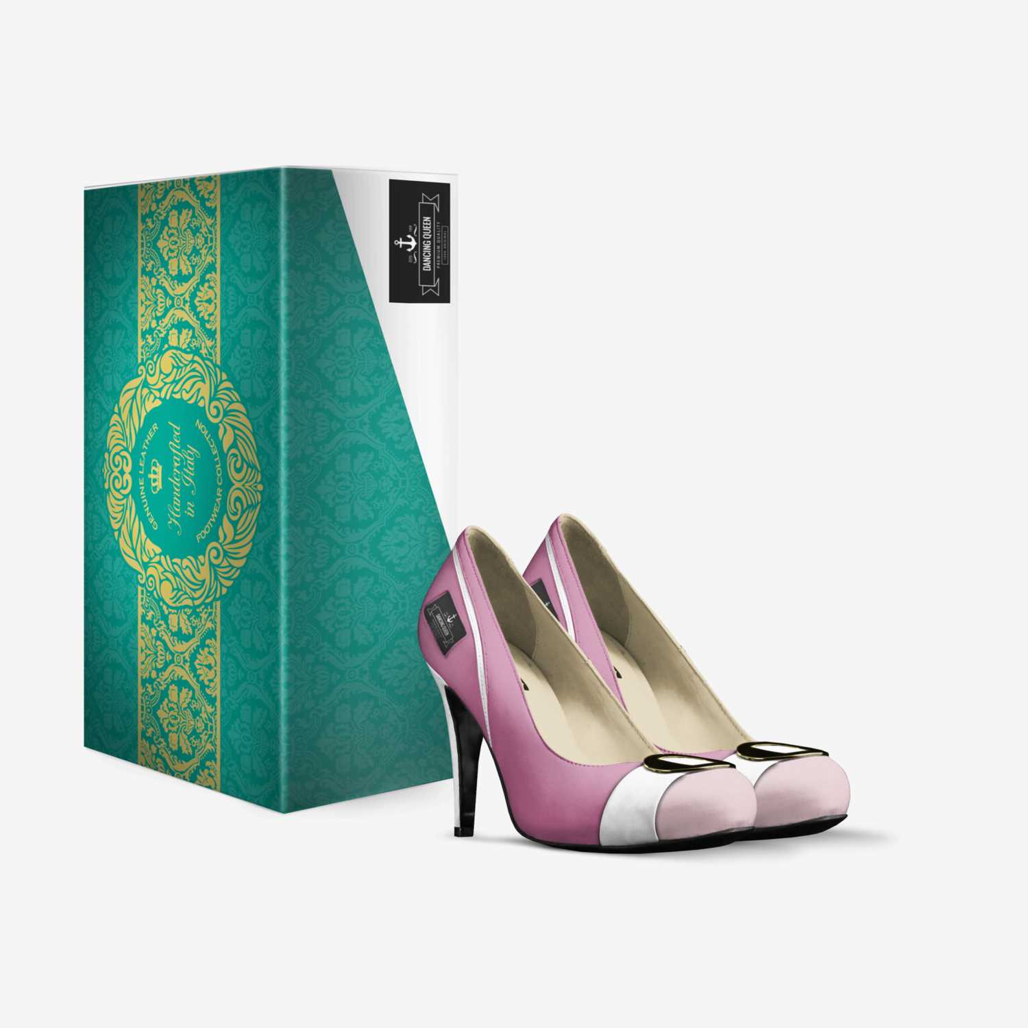 Dancing Queen  custom made in Italy shoes by Anna Rickard | Box view