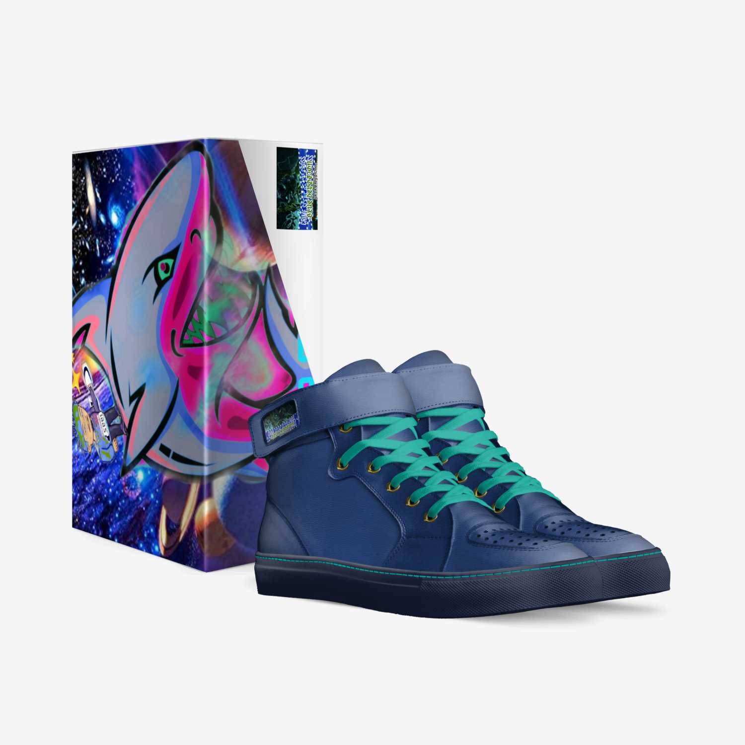 Royal waves 1.0 custom made in Italy shoes by Cleveland Barrett | Box view