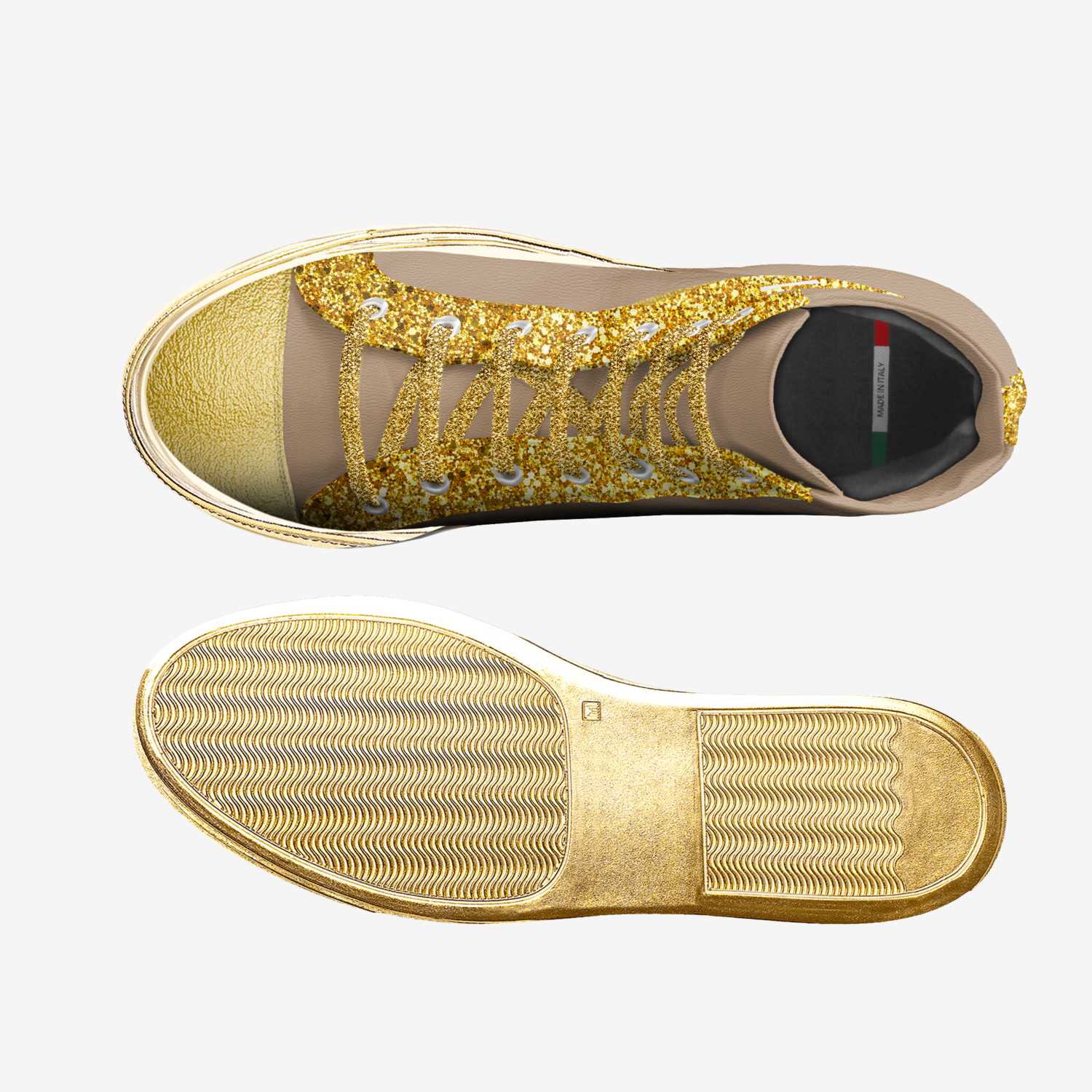 SERENITY custom made in Italy shoes by Antoinette Seawood | Top view