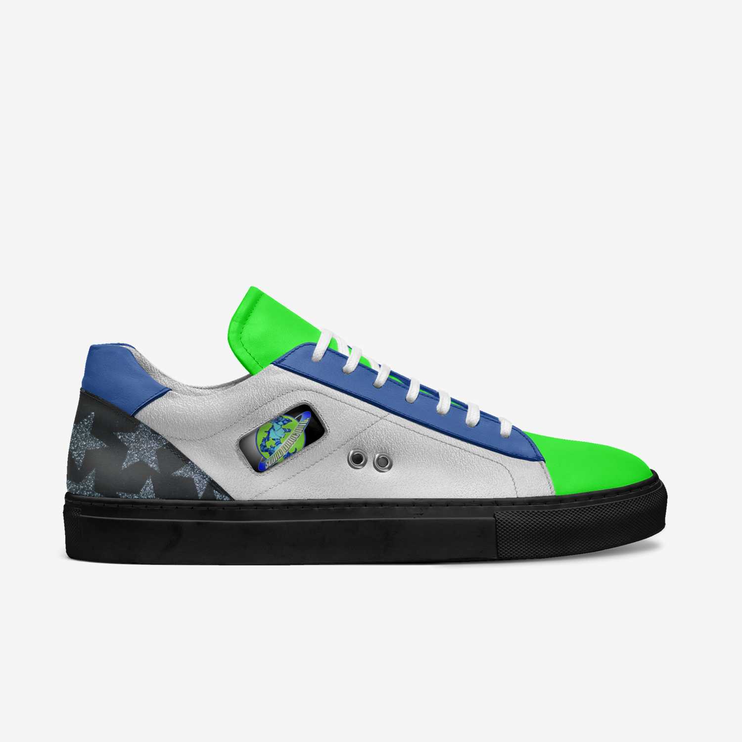 Sound Wave custom made in Italy shoes by Soundwave Intl. | Side view