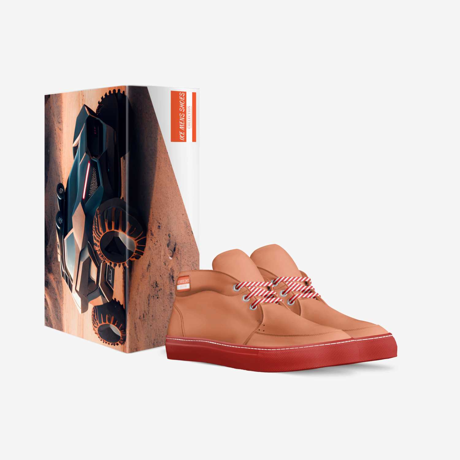 IKE MENS SHOES custom made in Italy shoes by Isaac A Mensah | Box view