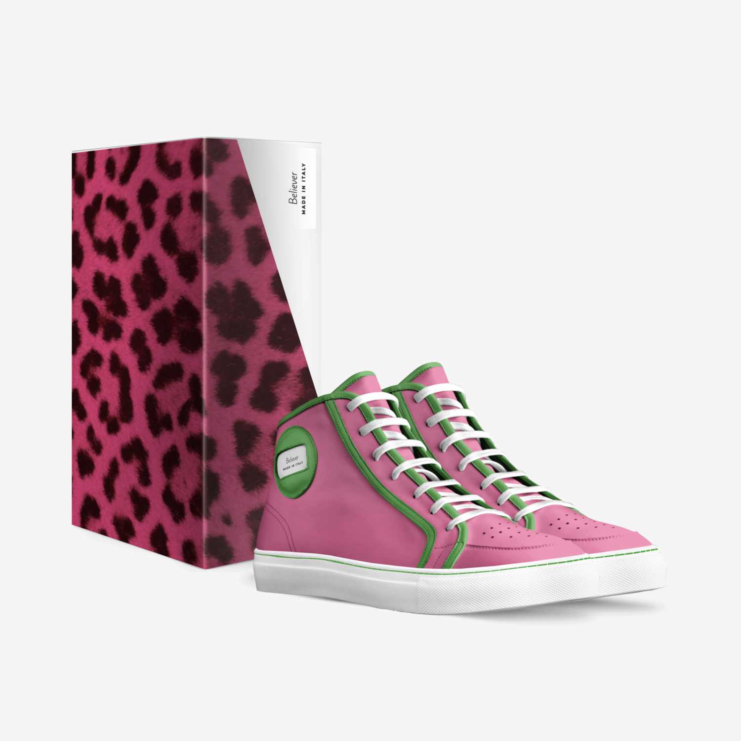 Believer custom made in Italy shoes by Passion Giounes | Box view