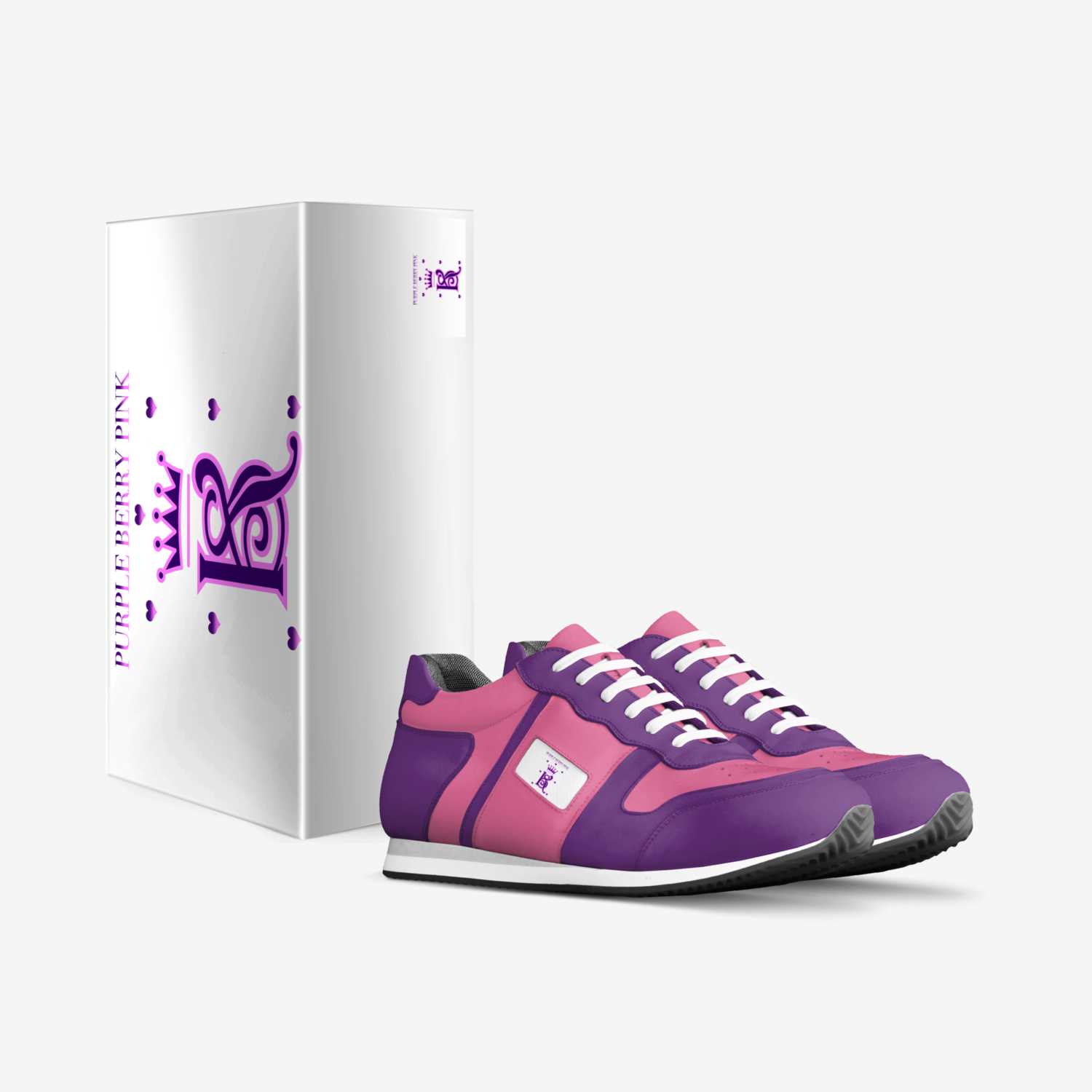 Purple Berry Pink2 custom made in Italy shoes by T.michelle Roberts | Box view