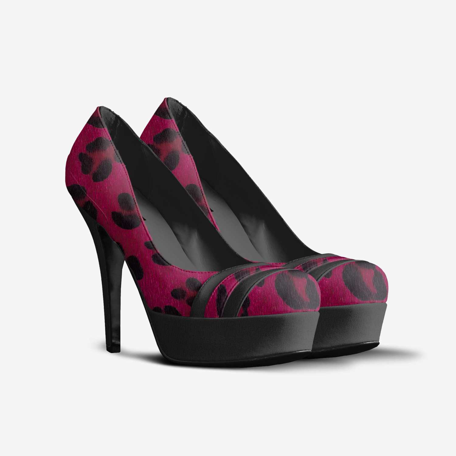 Kitty Cat custom made in Italy shoes by Sabrina Boerner | Double view