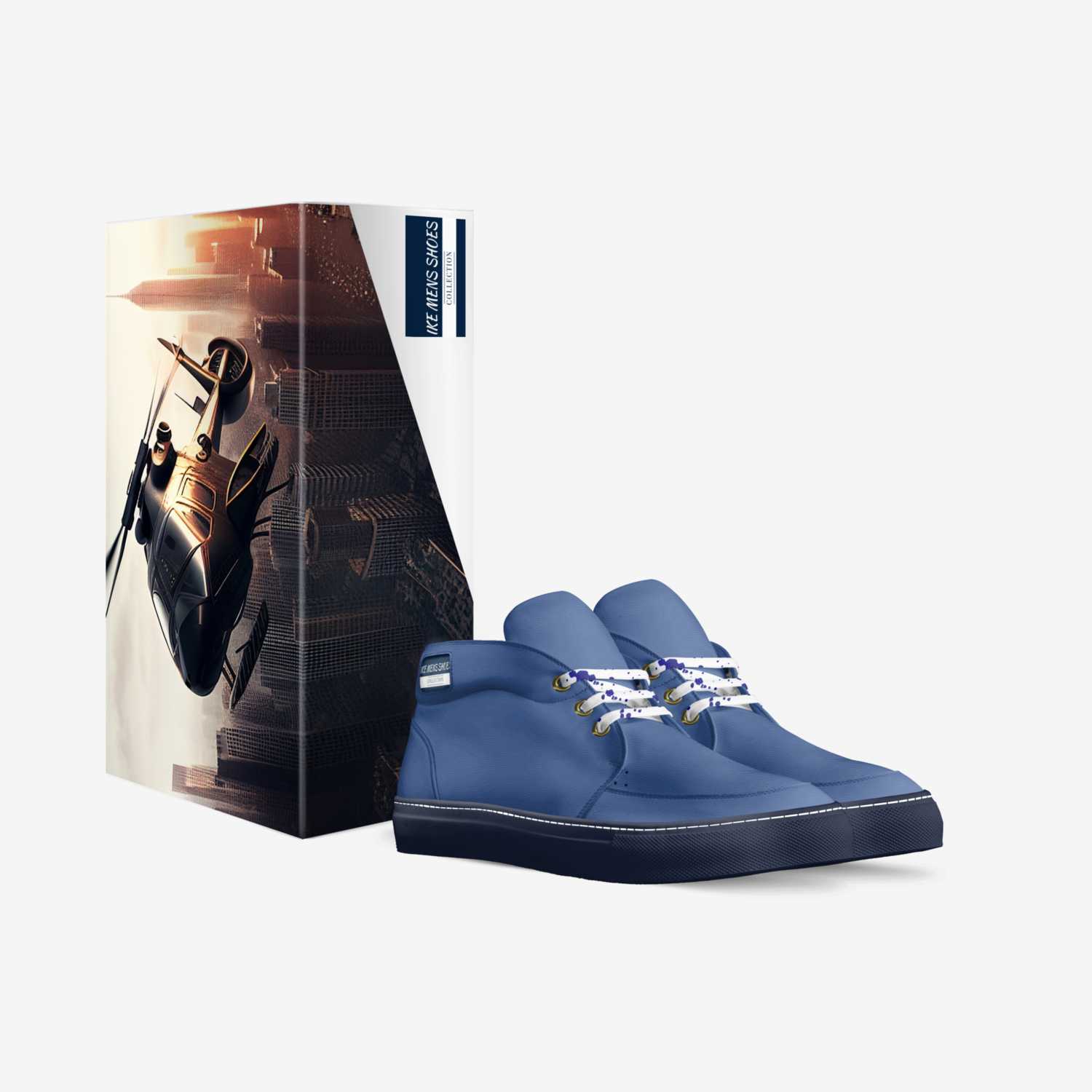 IKE MENS SHOES  custom made in Italy shoes by Isaac A Mensah | Box view