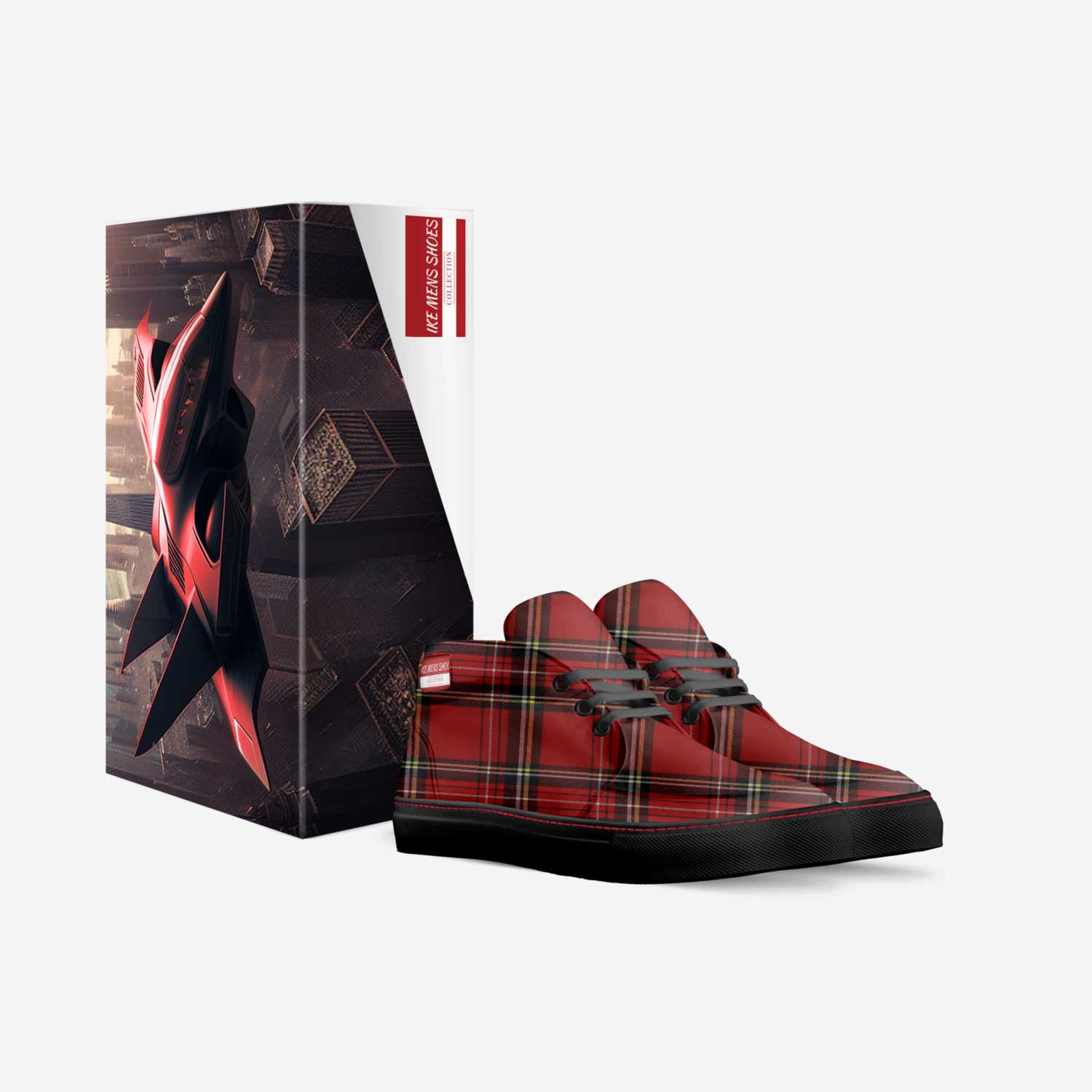 IKE MENS SHOES custom made in Italy shoes by Isaac A Mensah | Box view