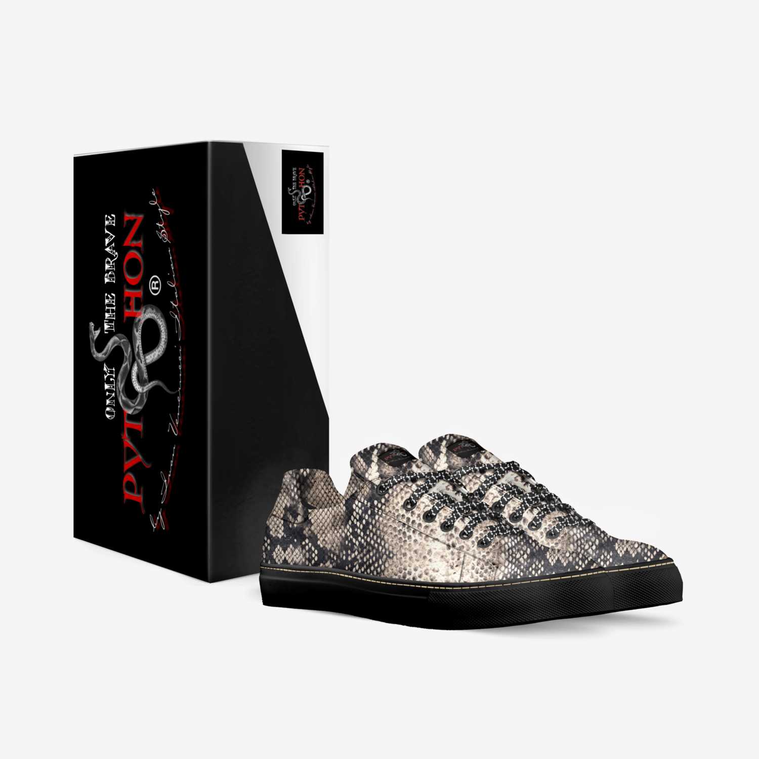 Python Style custom made in Italy shoes by Ivan Venerucci | Box view