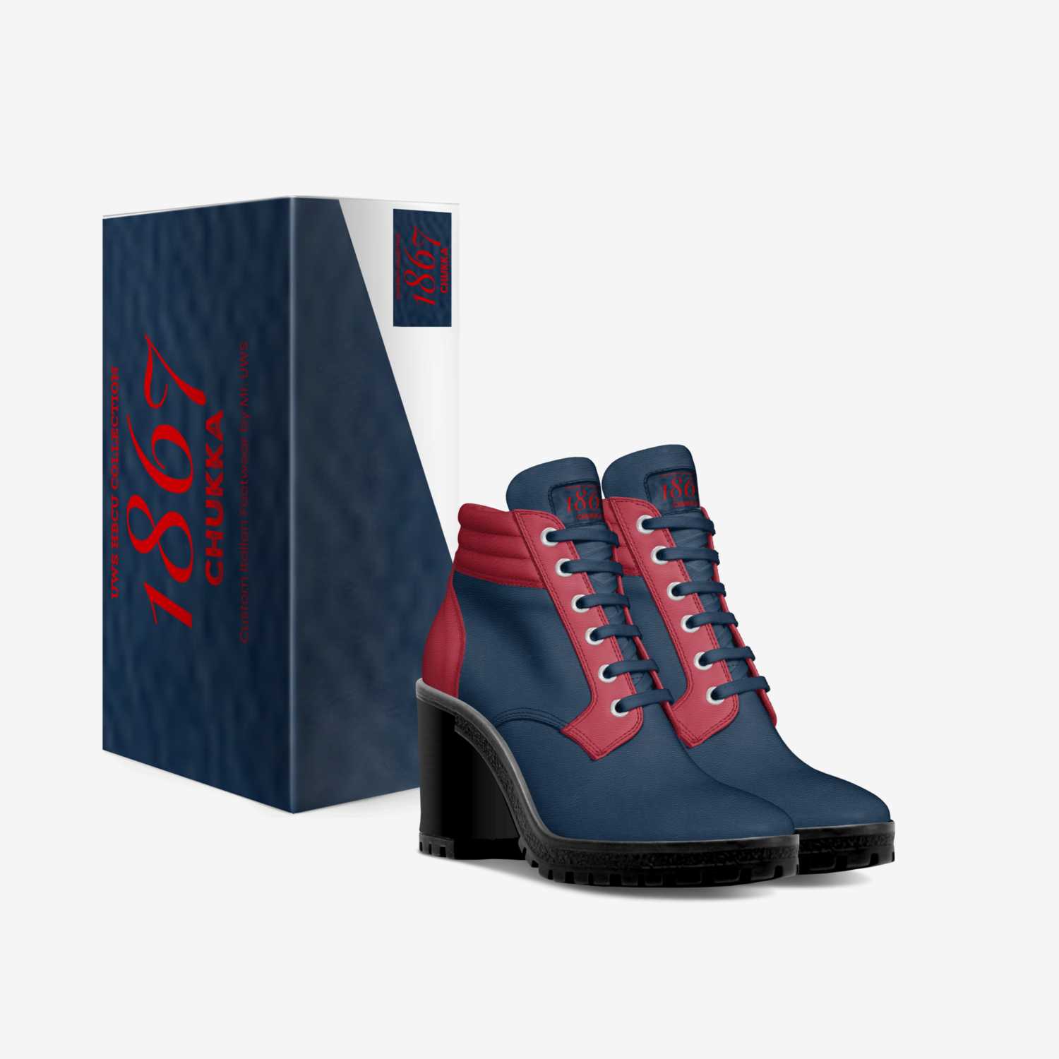 1867 Chukka custom made in Italy shoes by Urbanwallstreet Earl | Box view