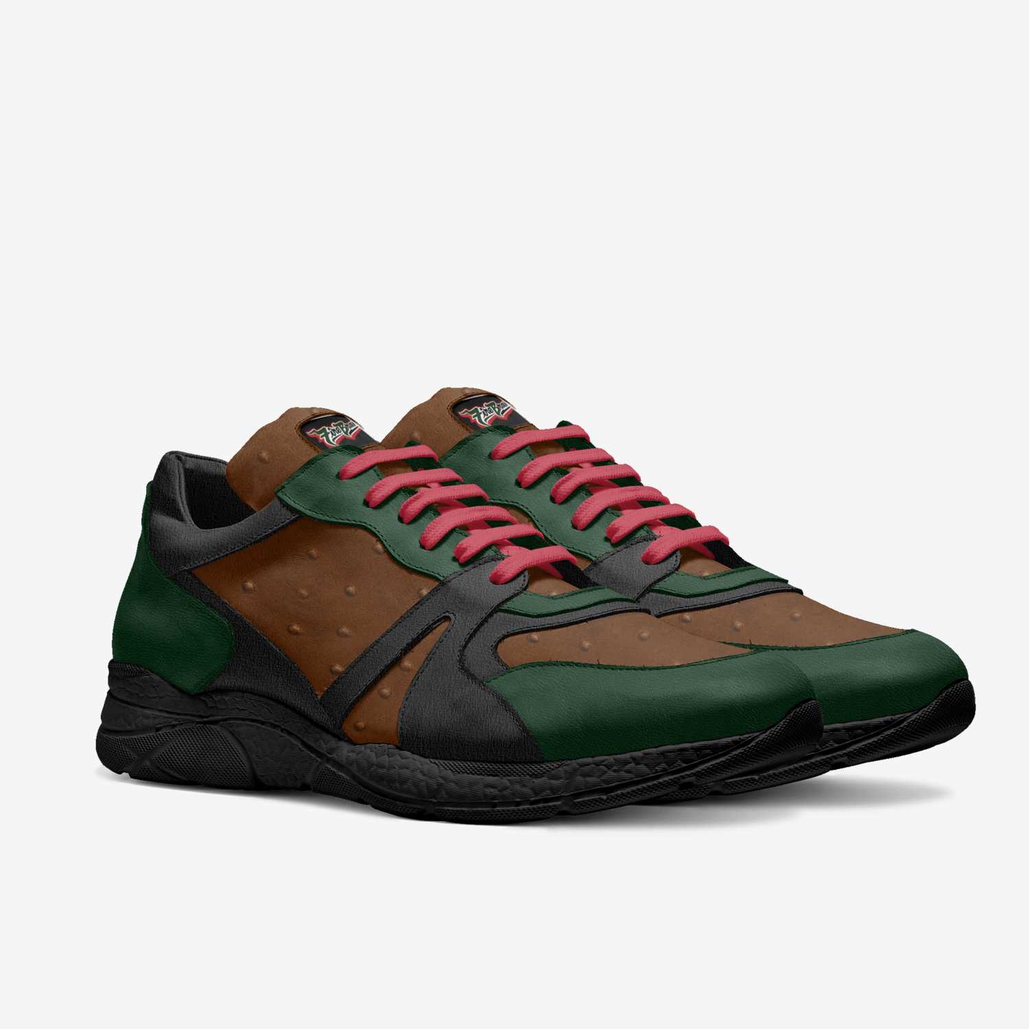 Chat Sauvage custom made in Italy shoes by Firebrand Footwear | Double view