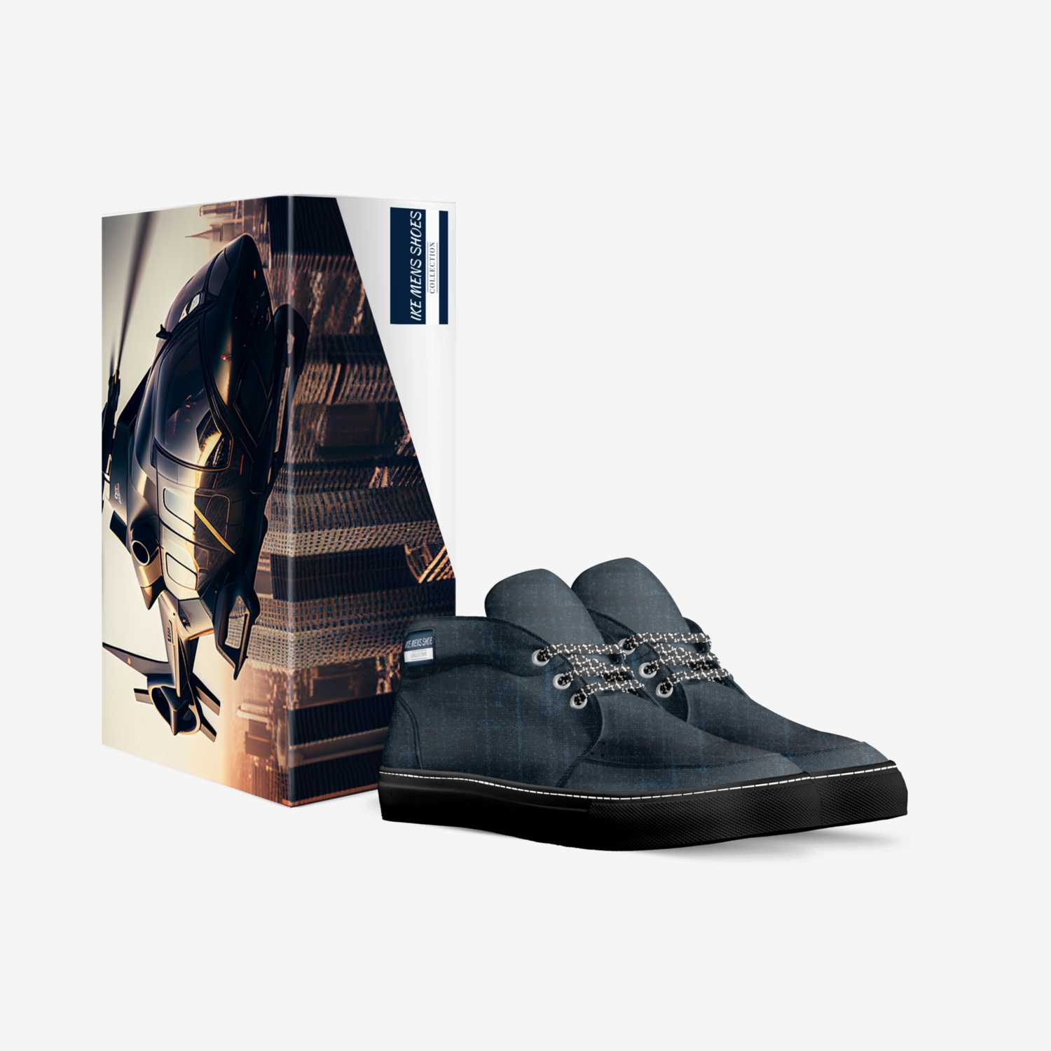 IKE MENS SHOES custom made in Italy shoes by Isaac A Mensah | Box view