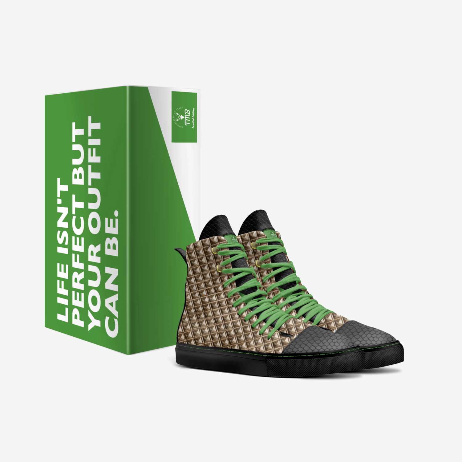 TMB custom made in Italy shoes by Juanita Mosby | Box view