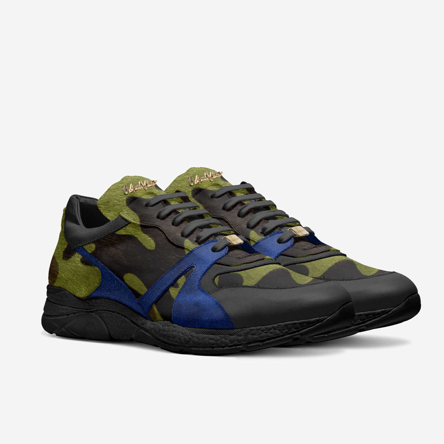 Nem P 52 custom made in Italy shoes by Moneyatti Brand | Double view