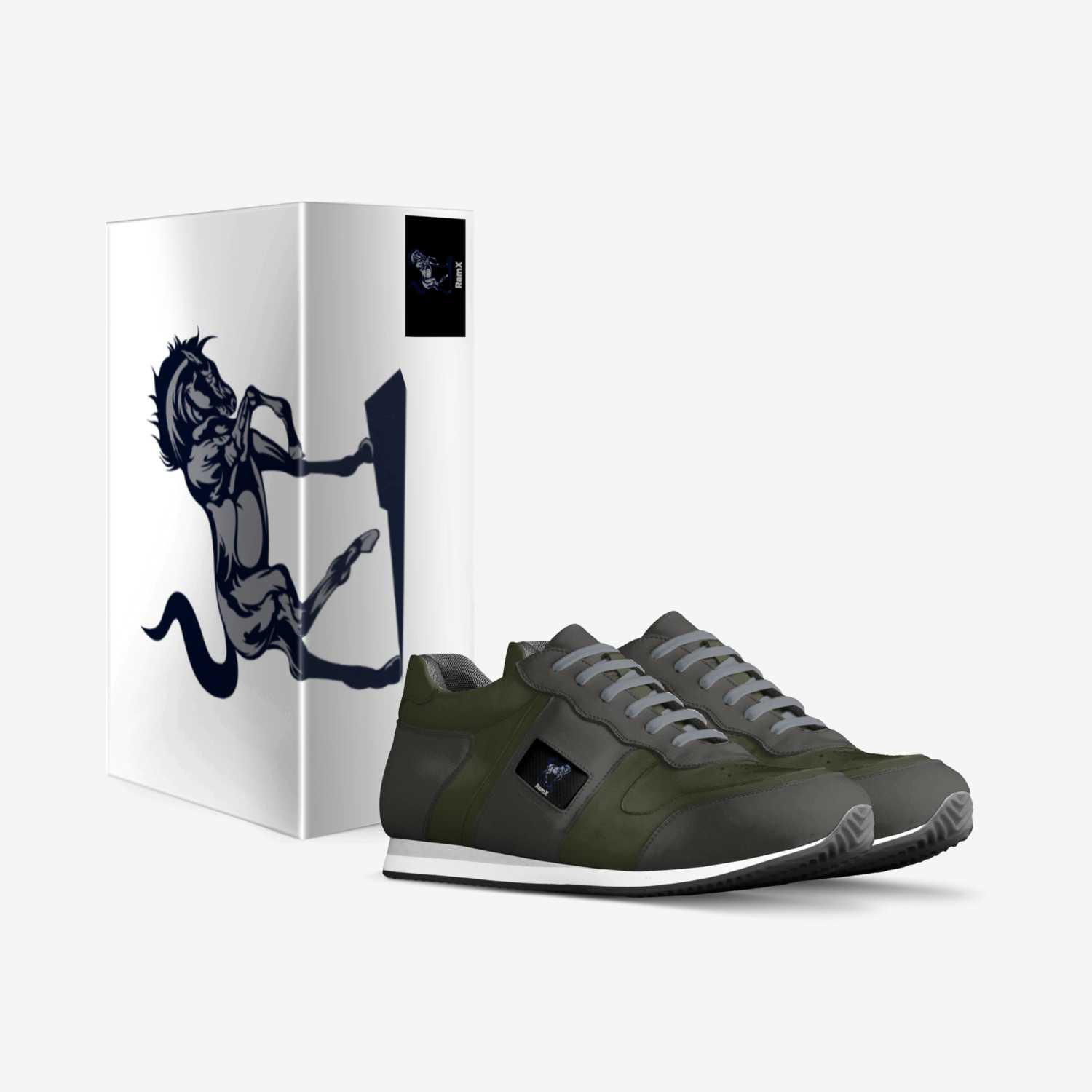 RamX custom made in Italy shoes by Tumiso Chidi | Box view