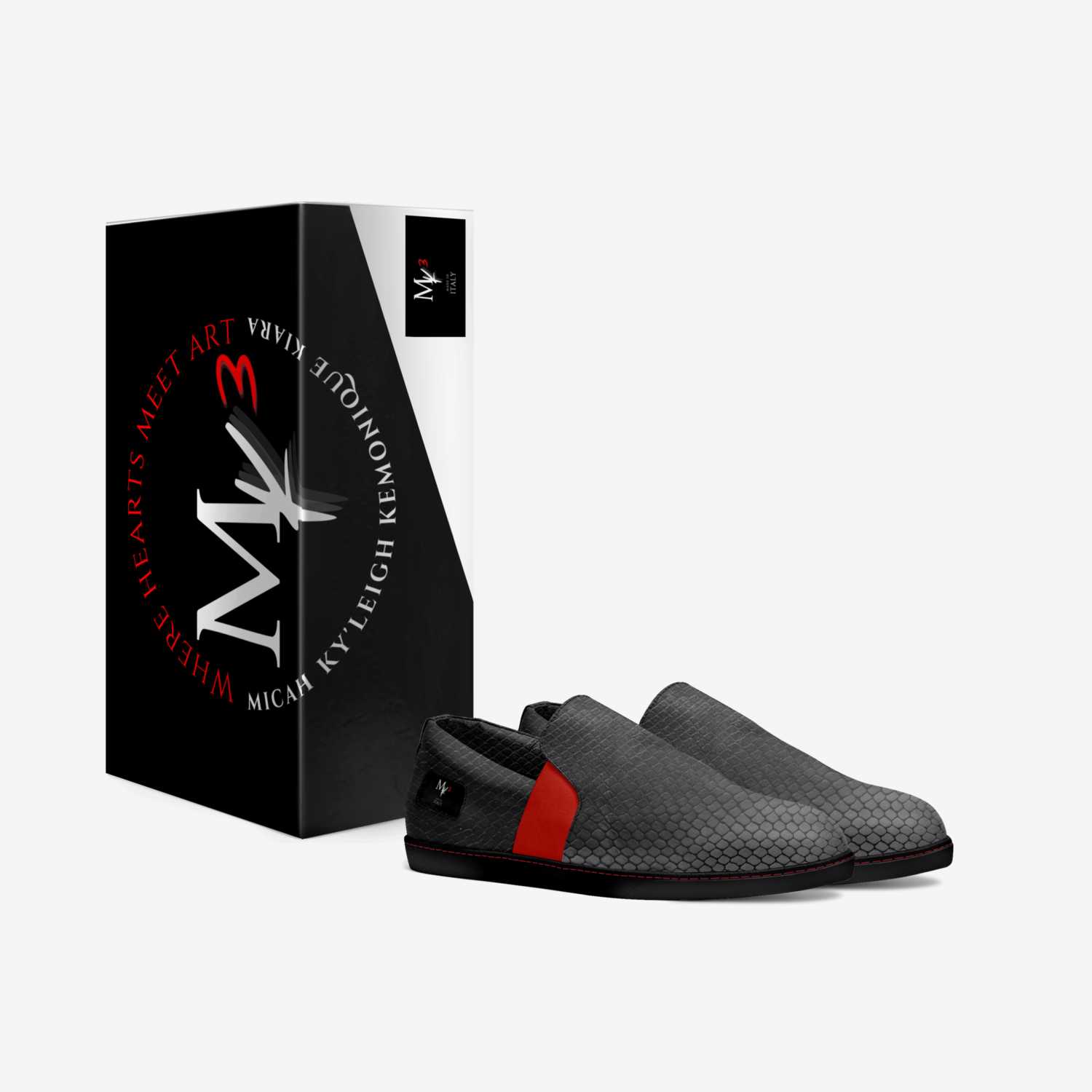 Micah custom made in Italy shoes by Conrad Campbell | Box view