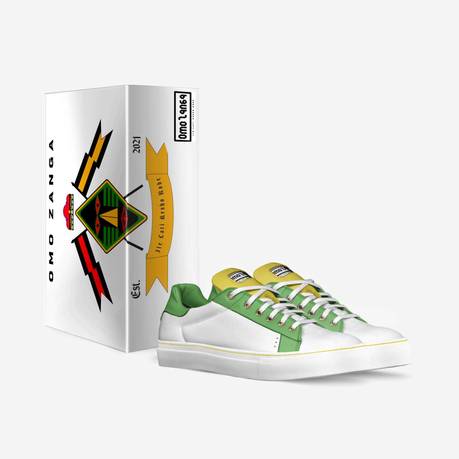 Omo Zanga custom made in Italy shoes by Olu Ogundipe | Box view