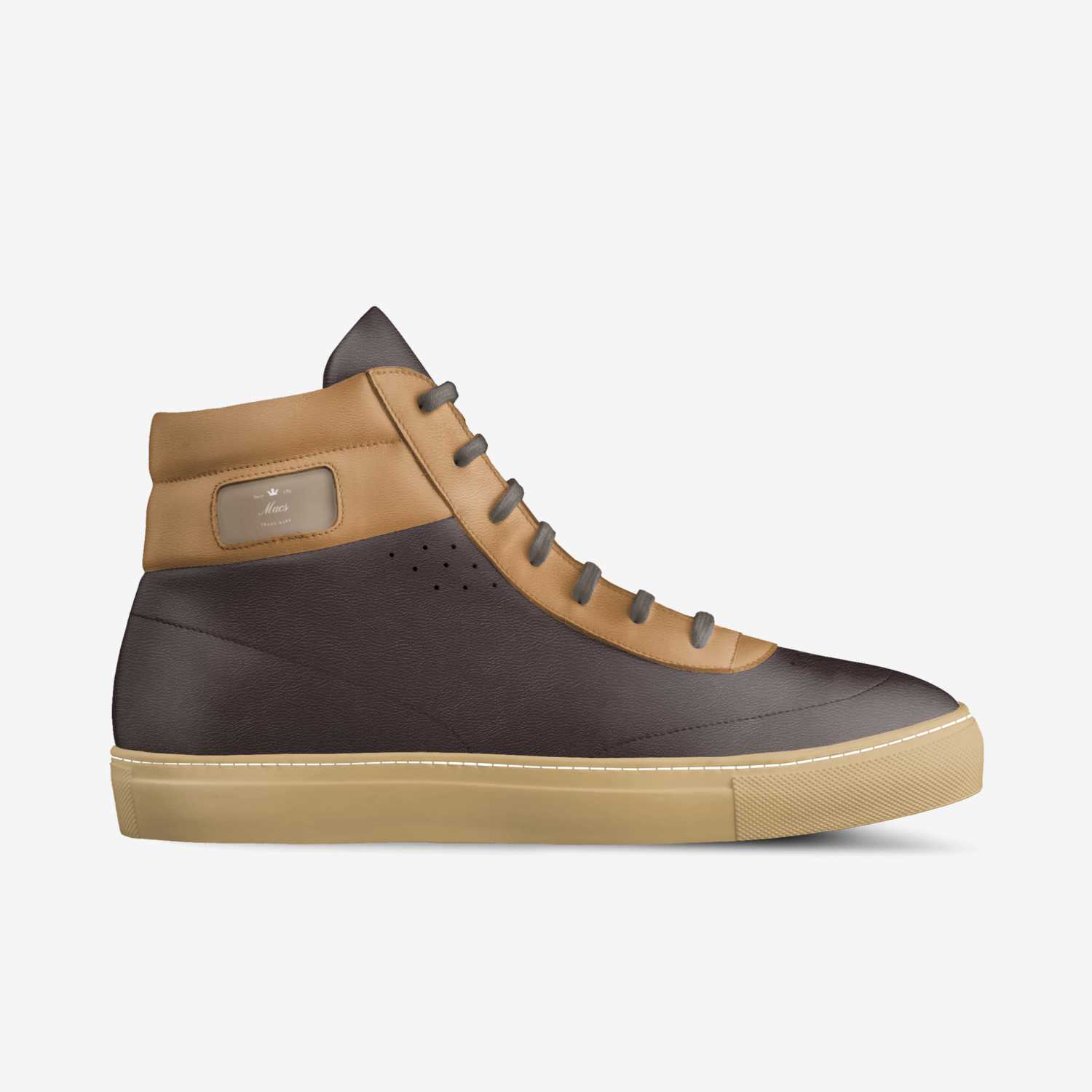 Macs custom made in Italy shoes by Reuben Howard | Side view