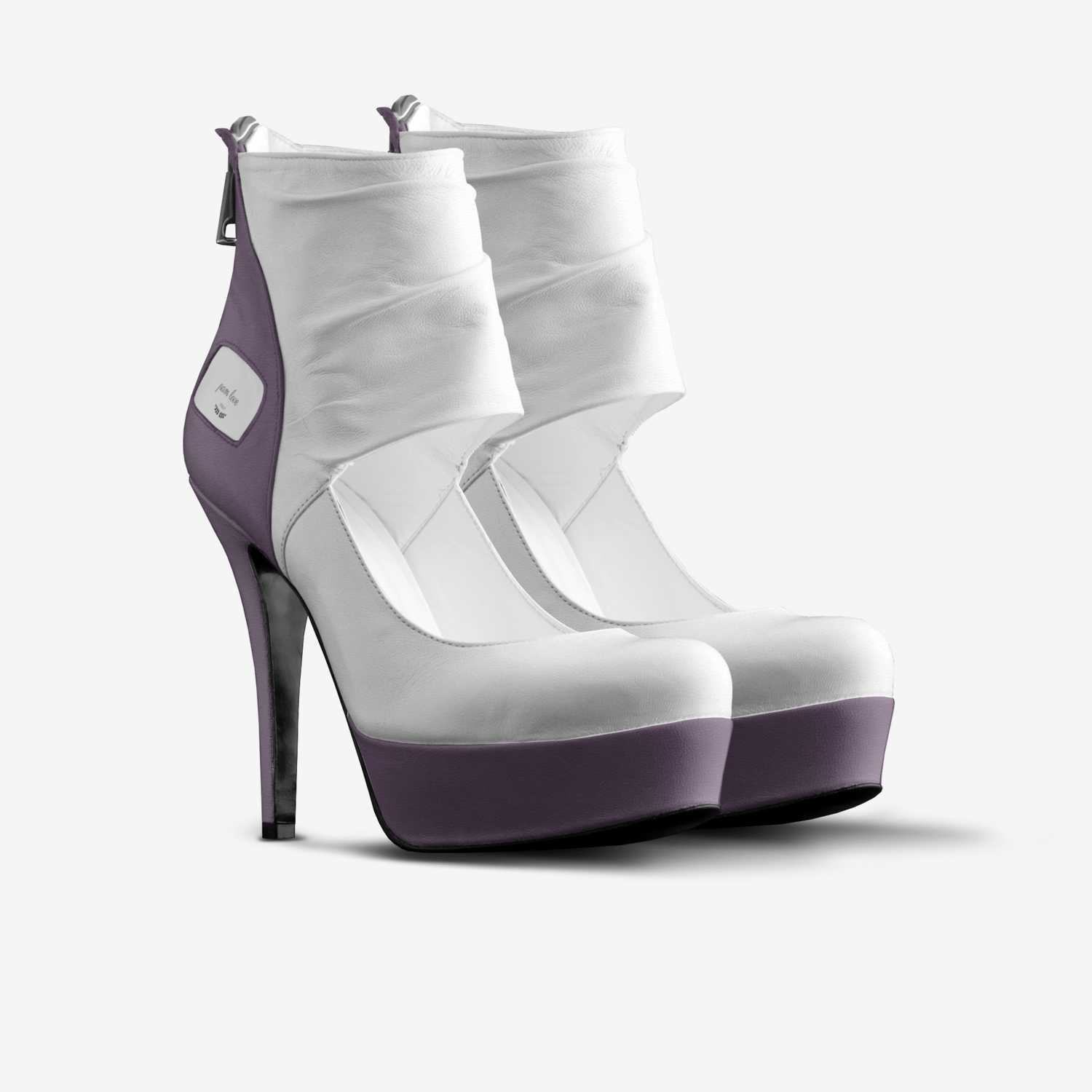 pam love custom made in Italy shoes by Delmann Pam | Double view