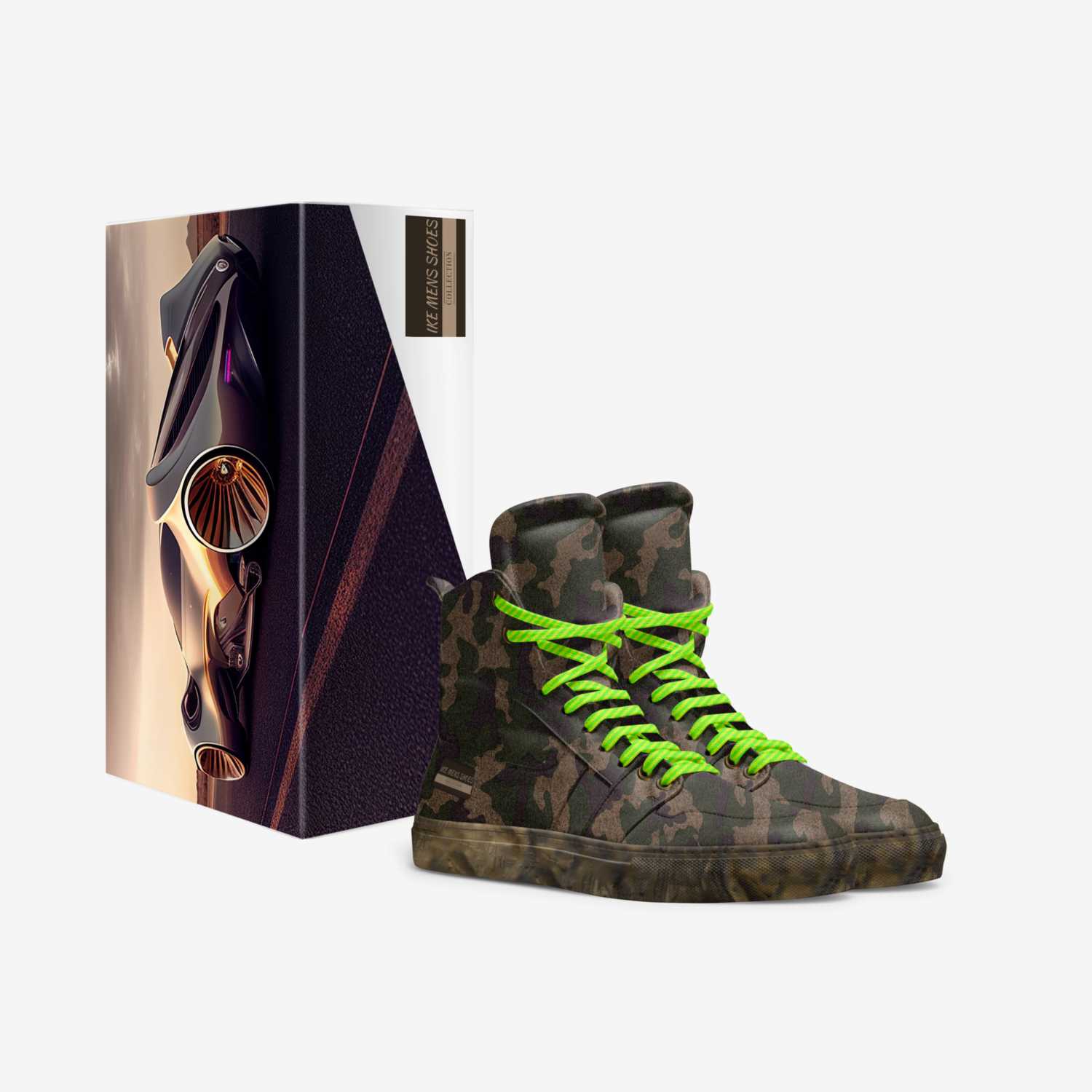 IKE MENS SHOES custom made in Italy shoes by Isaac A Mensah | Box view