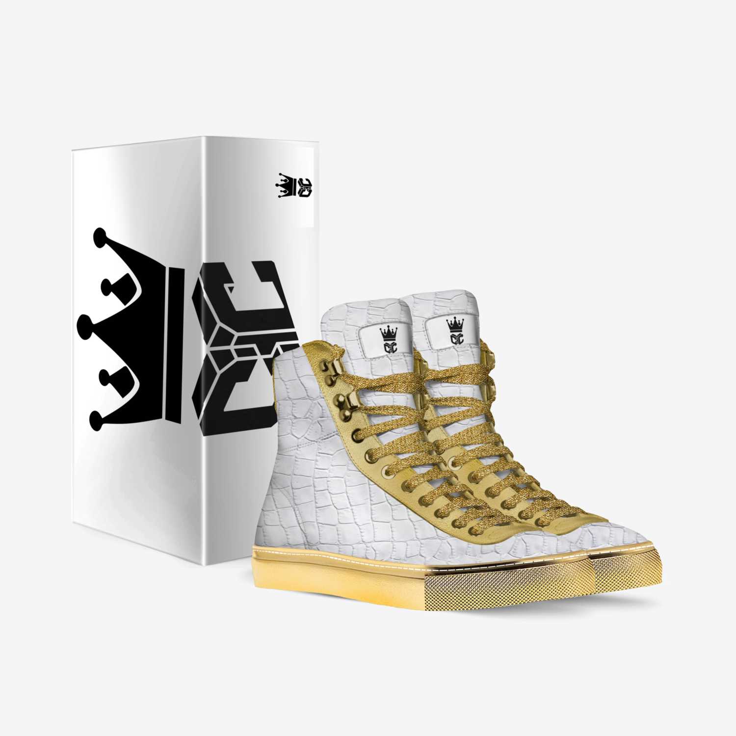 Tha Spice - White custom made in Italy shoes by Jay Classik | Box view