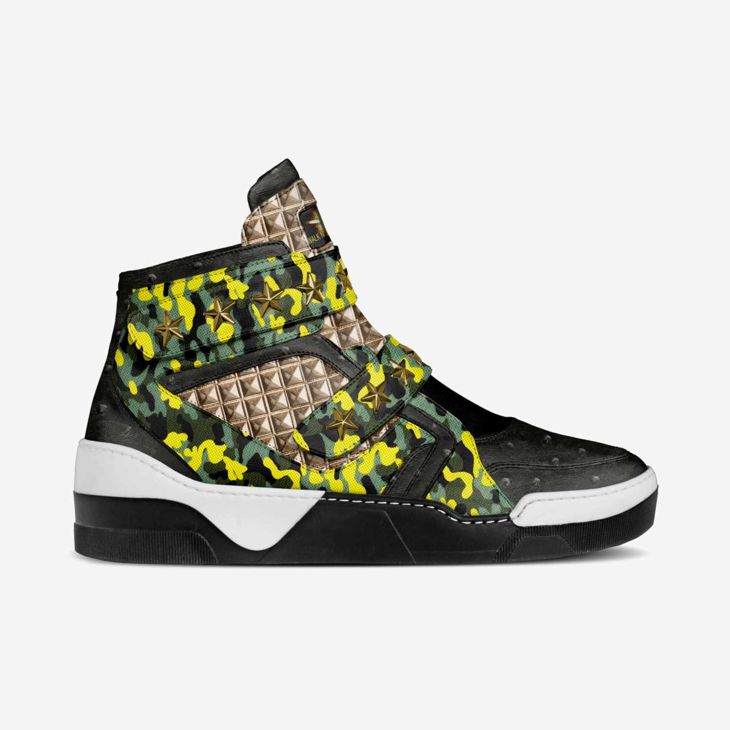 EMOJI SNEAKERS custom made in Italy shoes by Cedric Harris | Side view