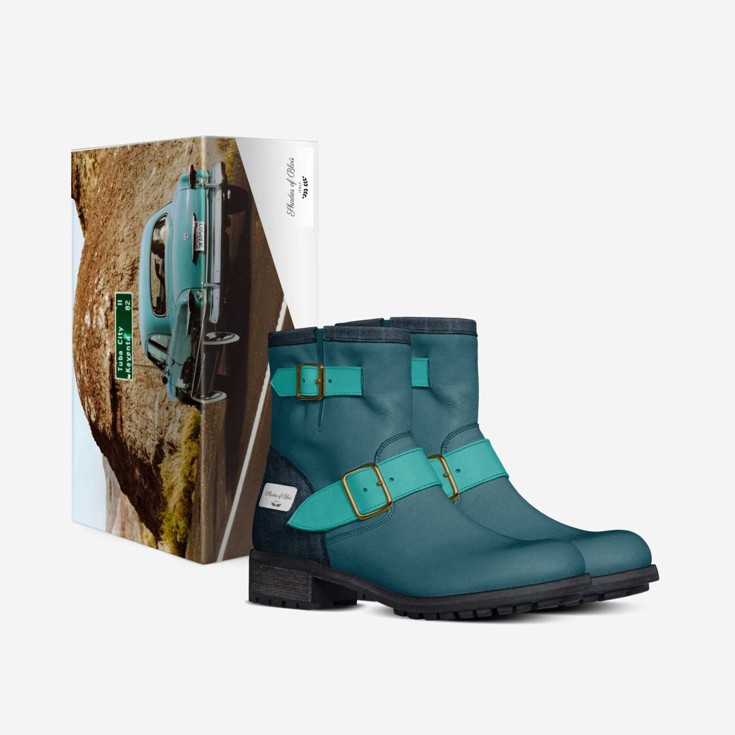 Shades of Bloü | A Custom Shoe concept by Blou D.harrison