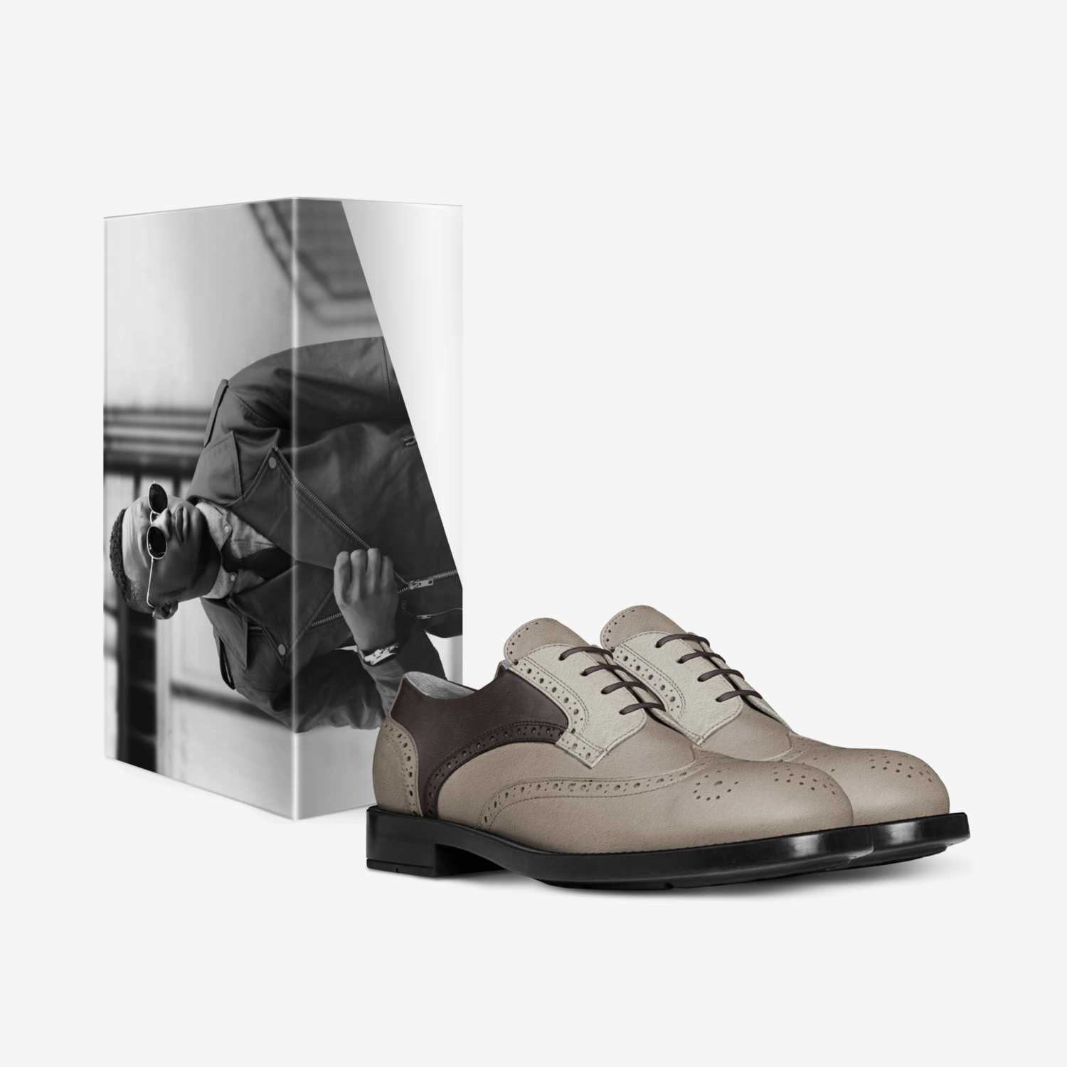 Saxed custom made in Italy shoes by Fereca Jancley Footwear | Box view