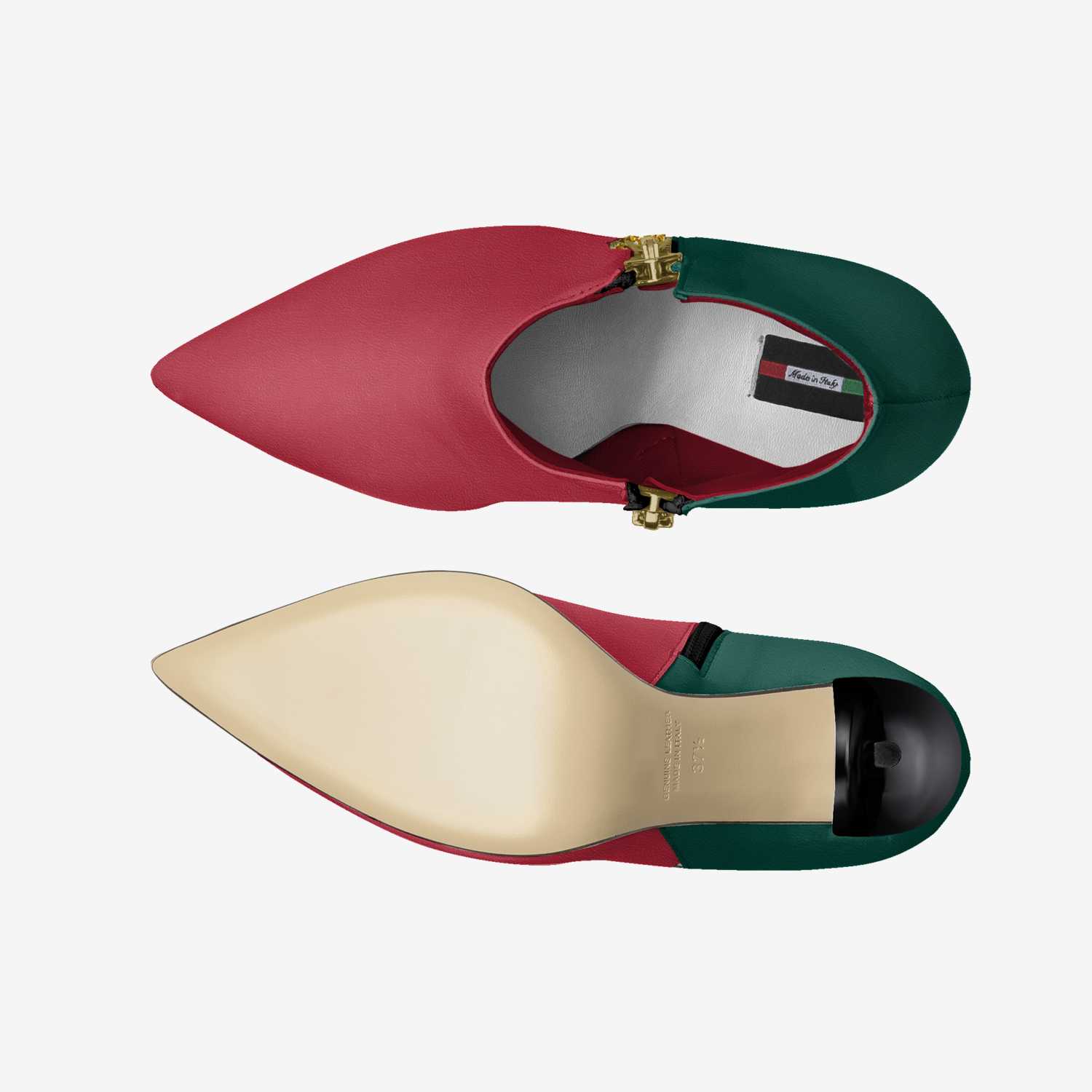 ZLZ 242 custom made in Italy shoes by Mark Anderson | Top view