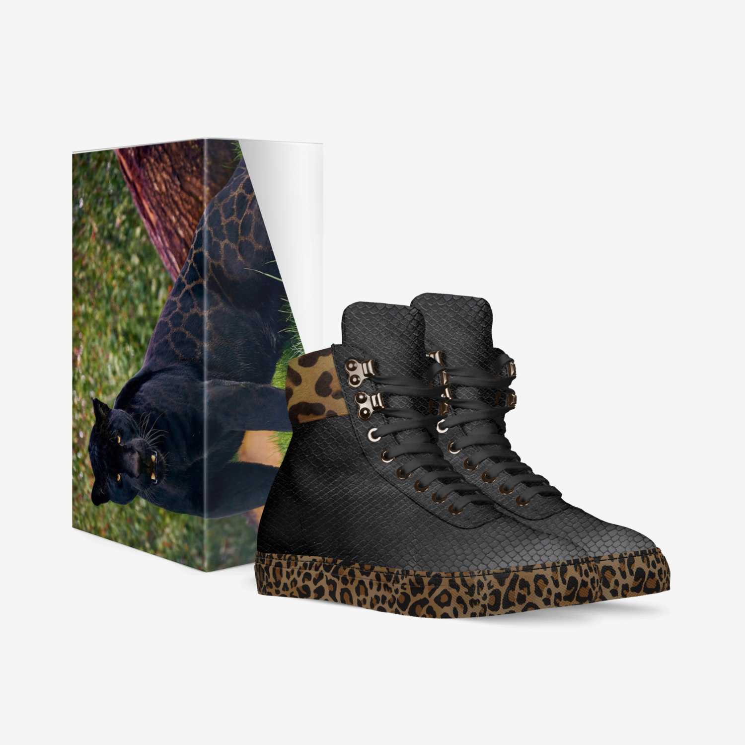 PARDUS LEOPARD custom made in Italy shoes by Devontae Jackson | Box view