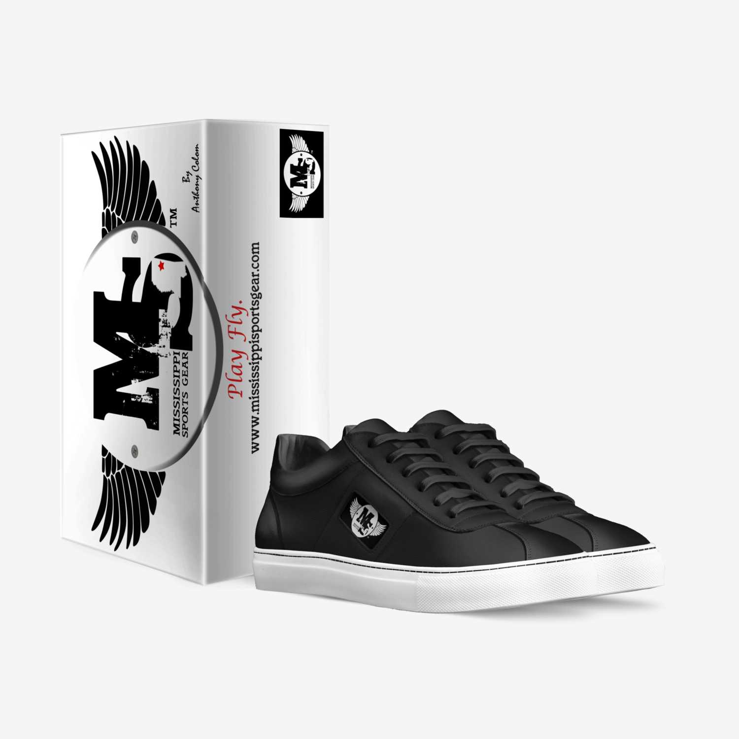 MS Sports Gear custom made in Italy shoes by Anthony Colom | Box view